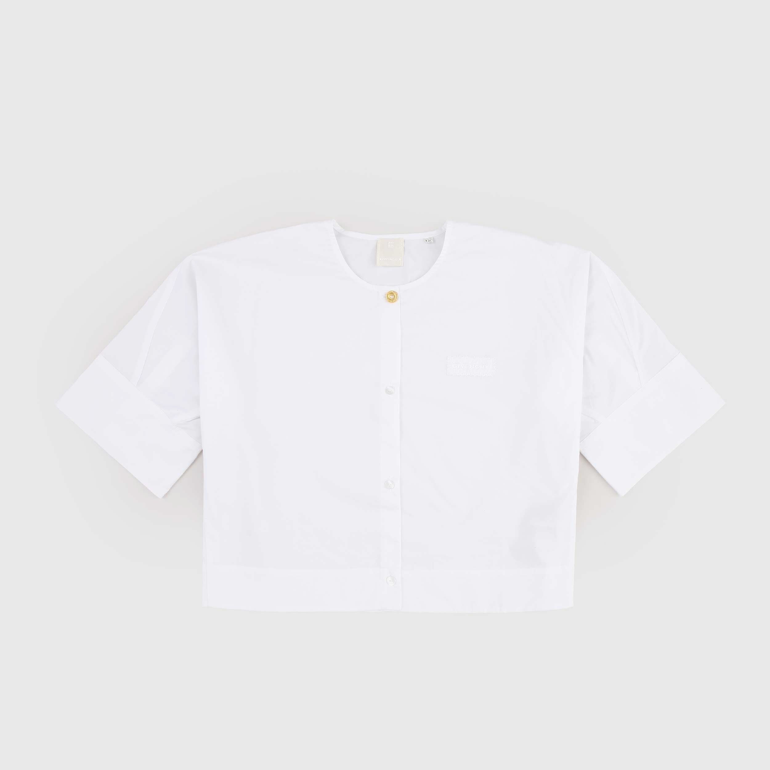 Camicia Bianco con Bottoni Oro Firmata GIVENCHY