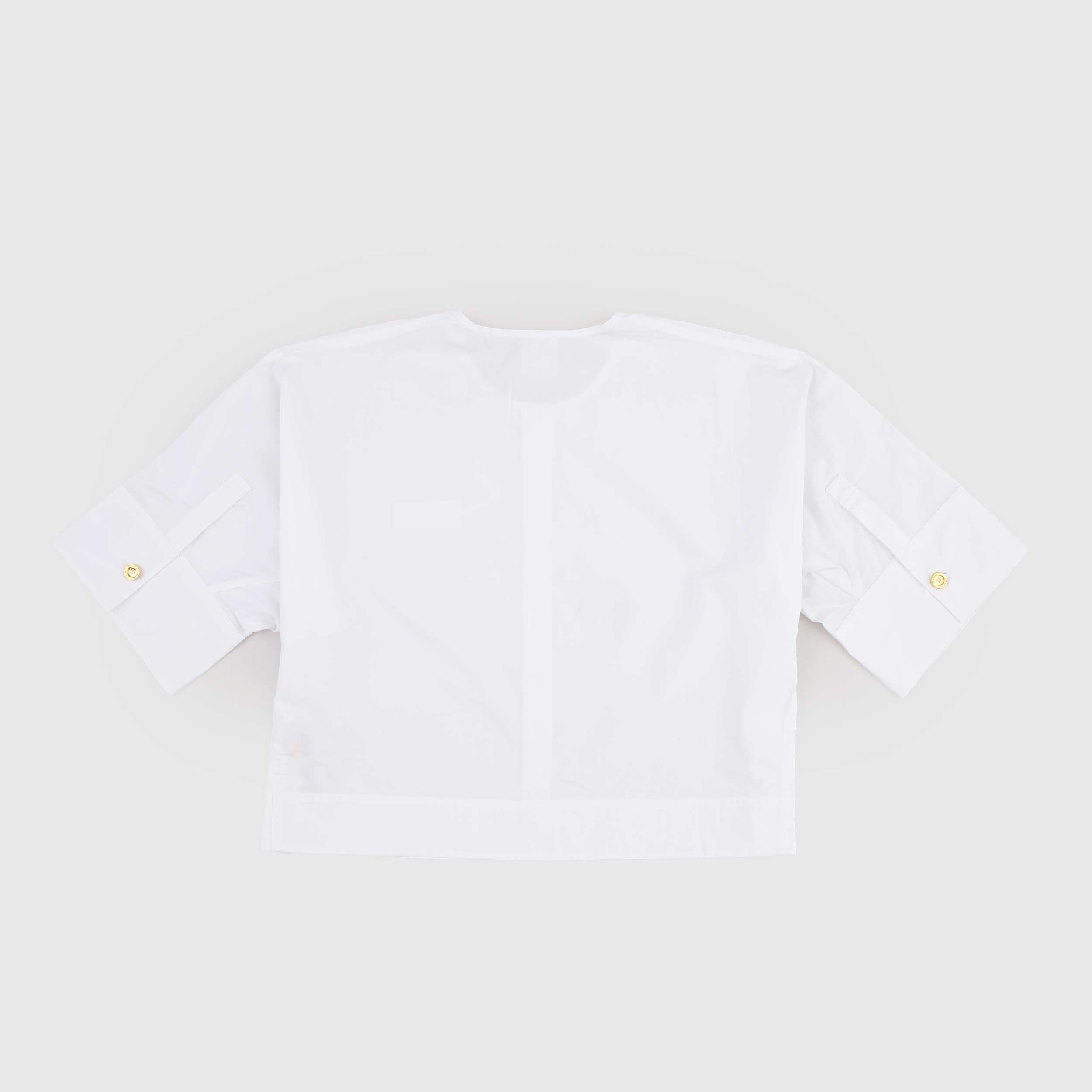 Camicia Bianco con Bottoni Oro Firmata GIVENCHY