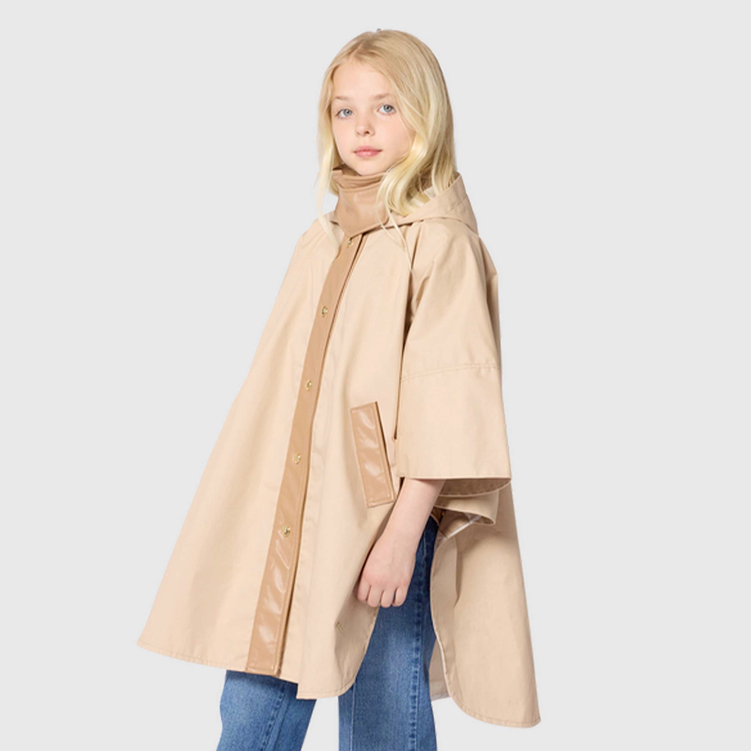 Cognac Brown Cape Signed CHLOE
