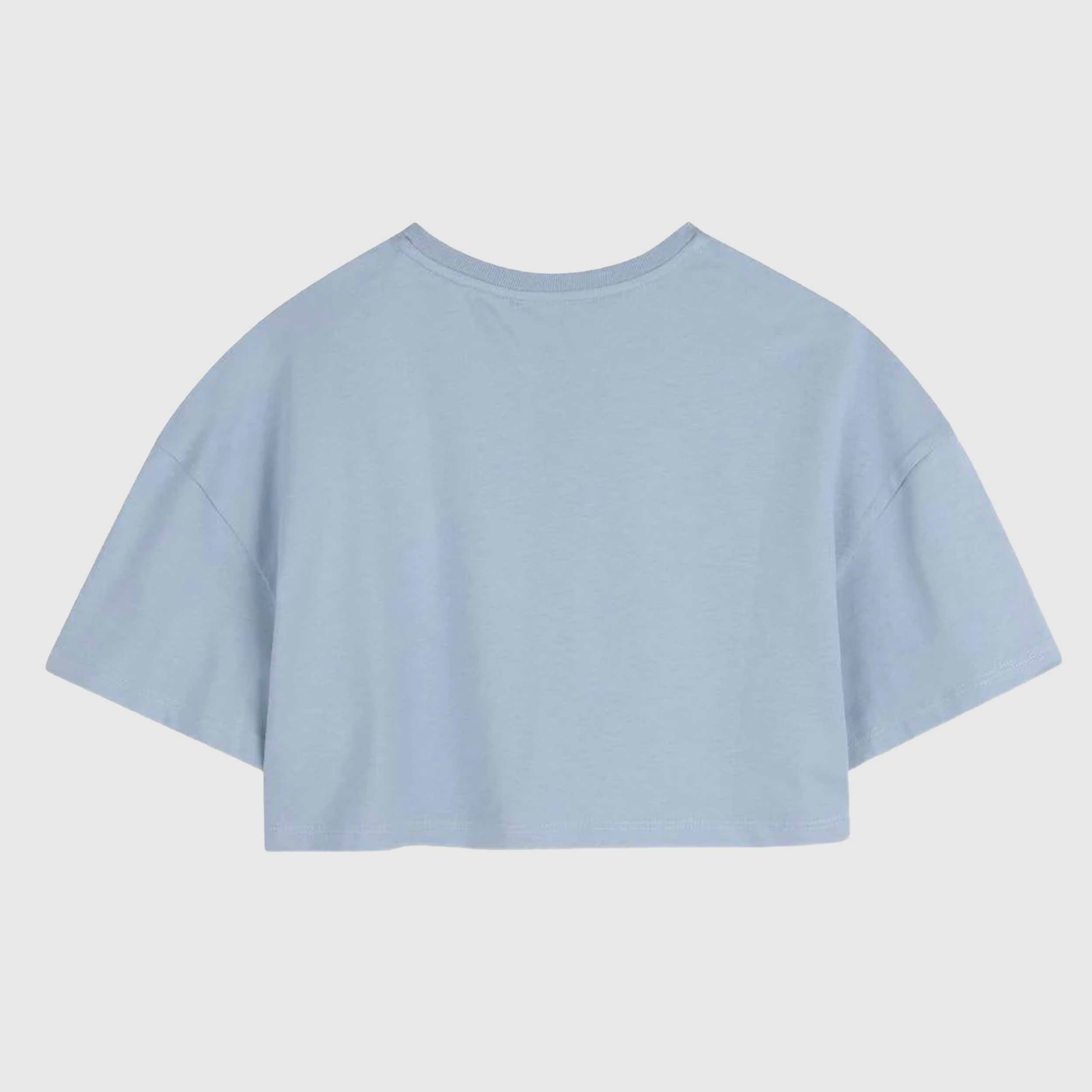 T-shirt Celeste Modello Corto Firmata CHLOE