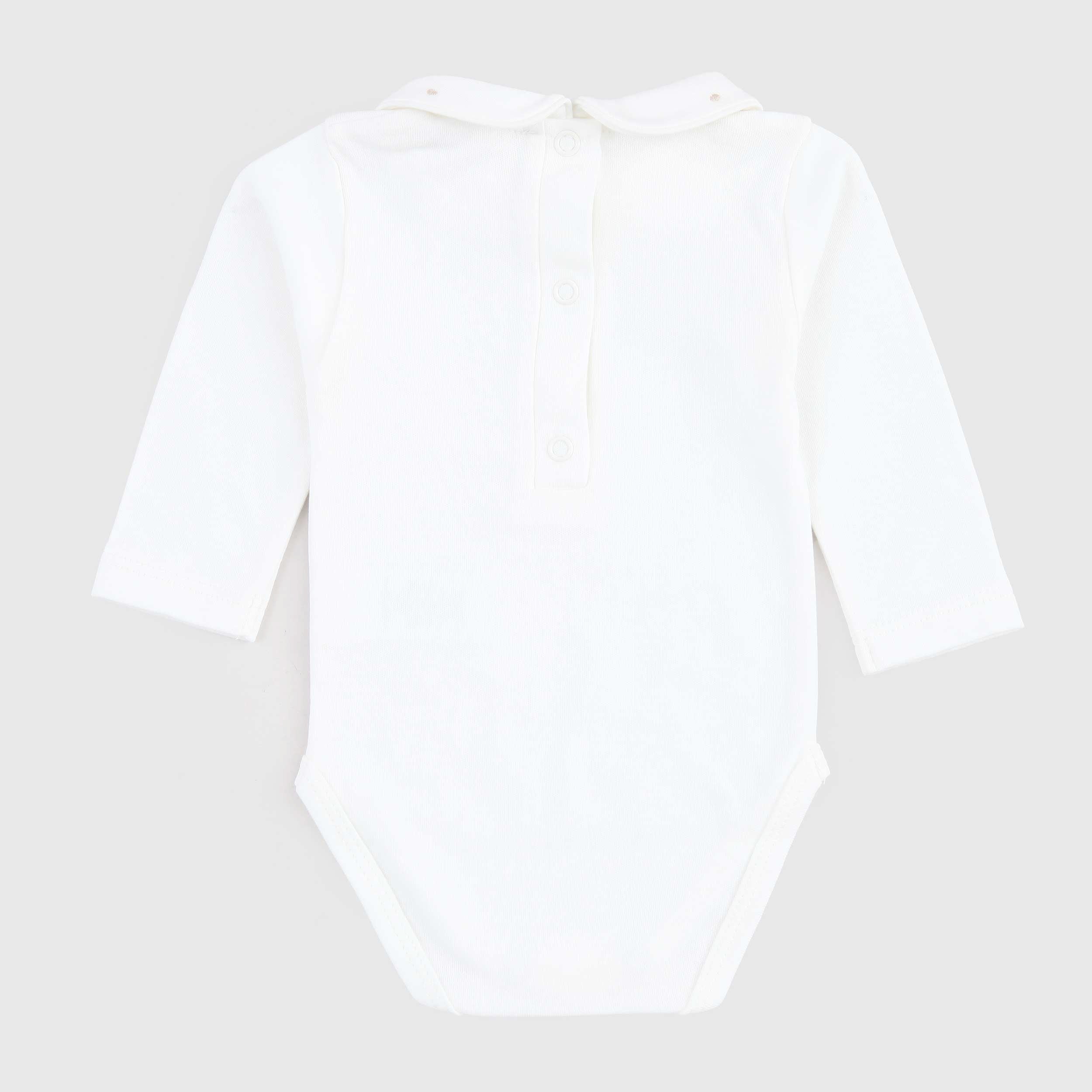 Body Choker Milk with Embroidery for Newborns by COCCODÈ