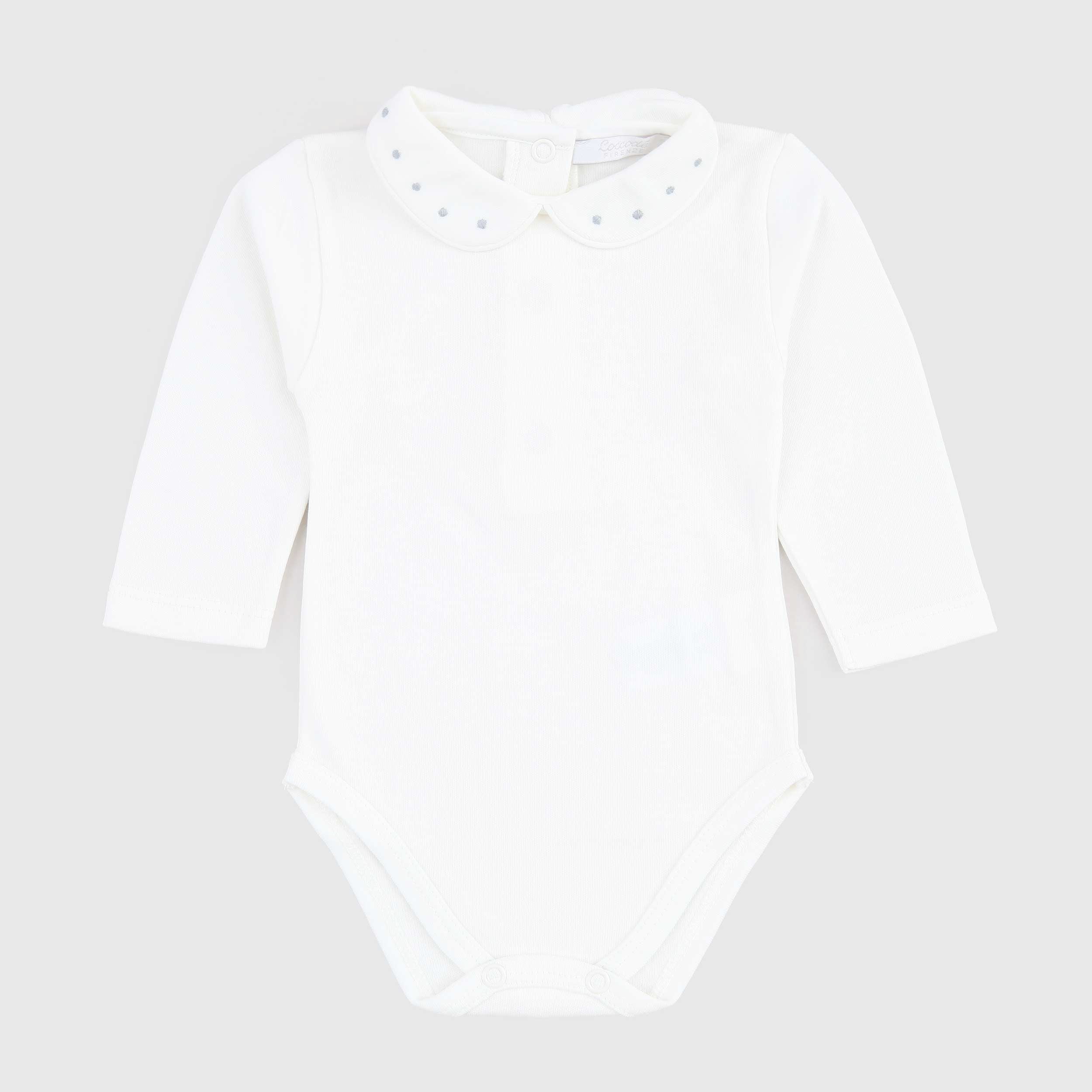 Body Color Latte with Embroidery for Newborn signed COCCODÈ