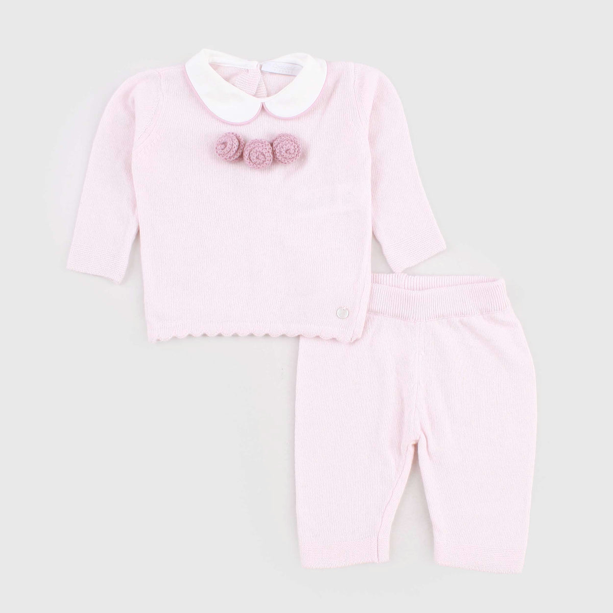 Completino Due Pezzi Rosa per Neonata by COCCODE