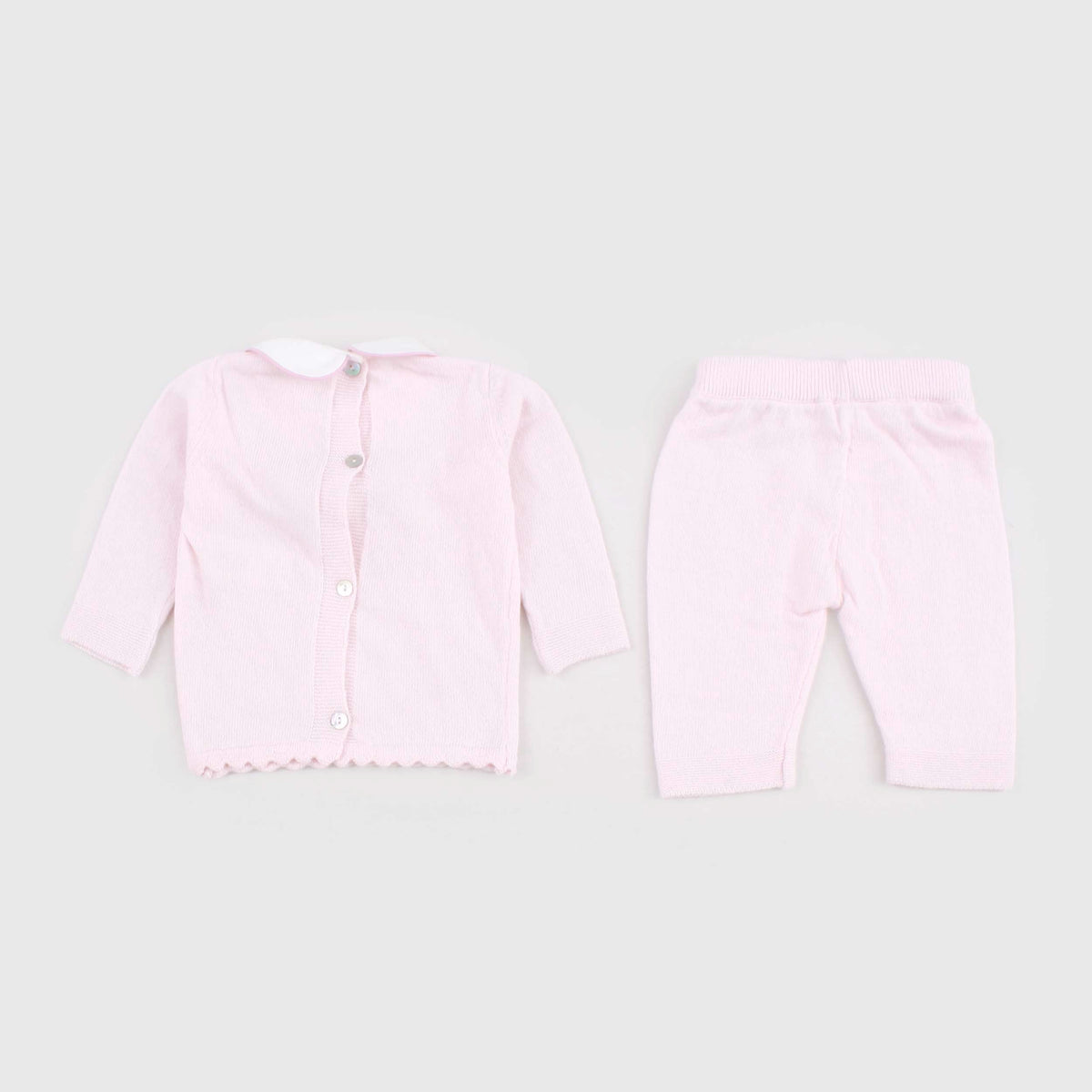 Completino Due Pezzi Rosa per Neonata by COCCODE