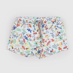 COCCODE Branded Marine Animal Print Swimsuit