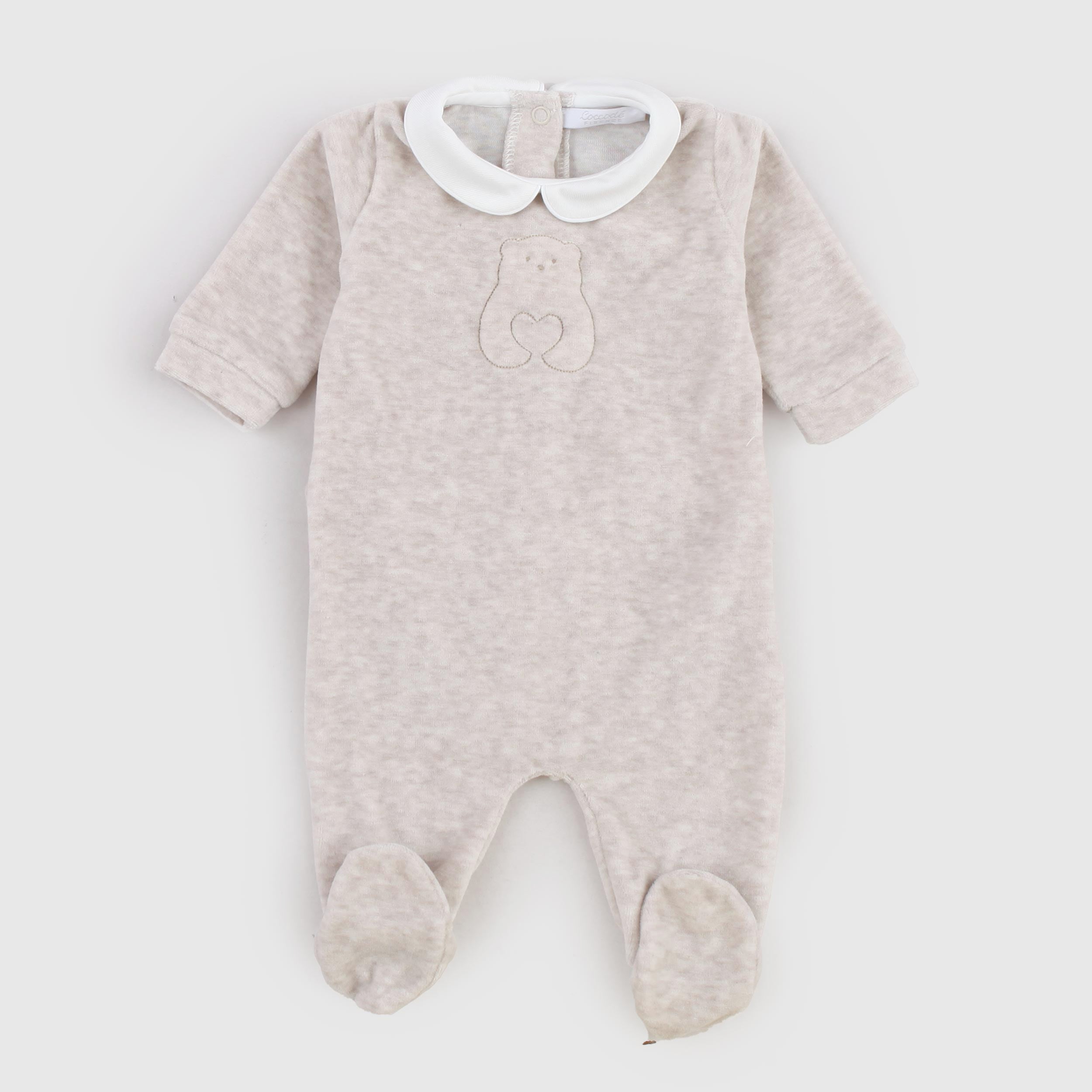COCCODE Signed Whole Beige Baby Jumpsuit