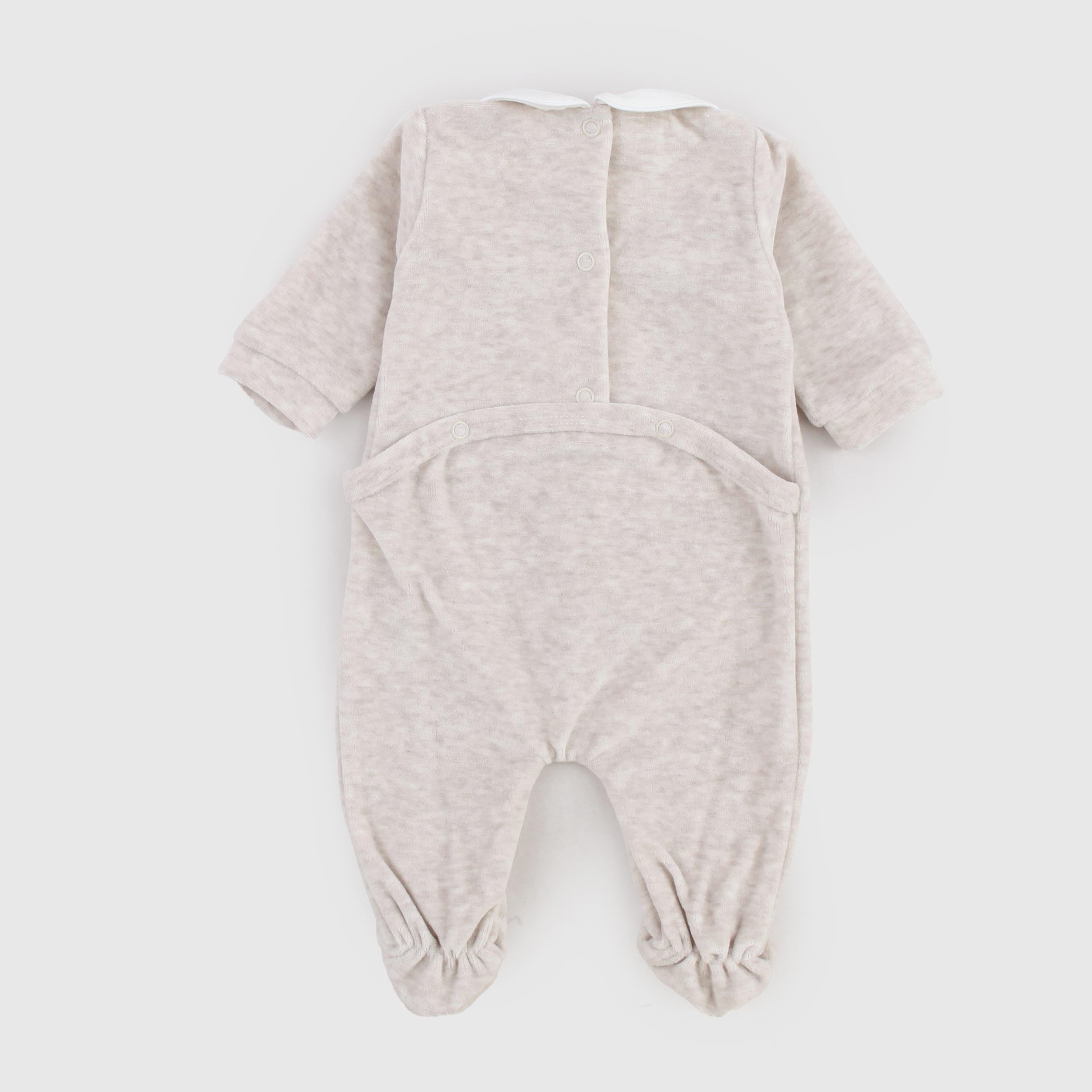 COCCODE Signed Whole Beige Baby Jumpsuit