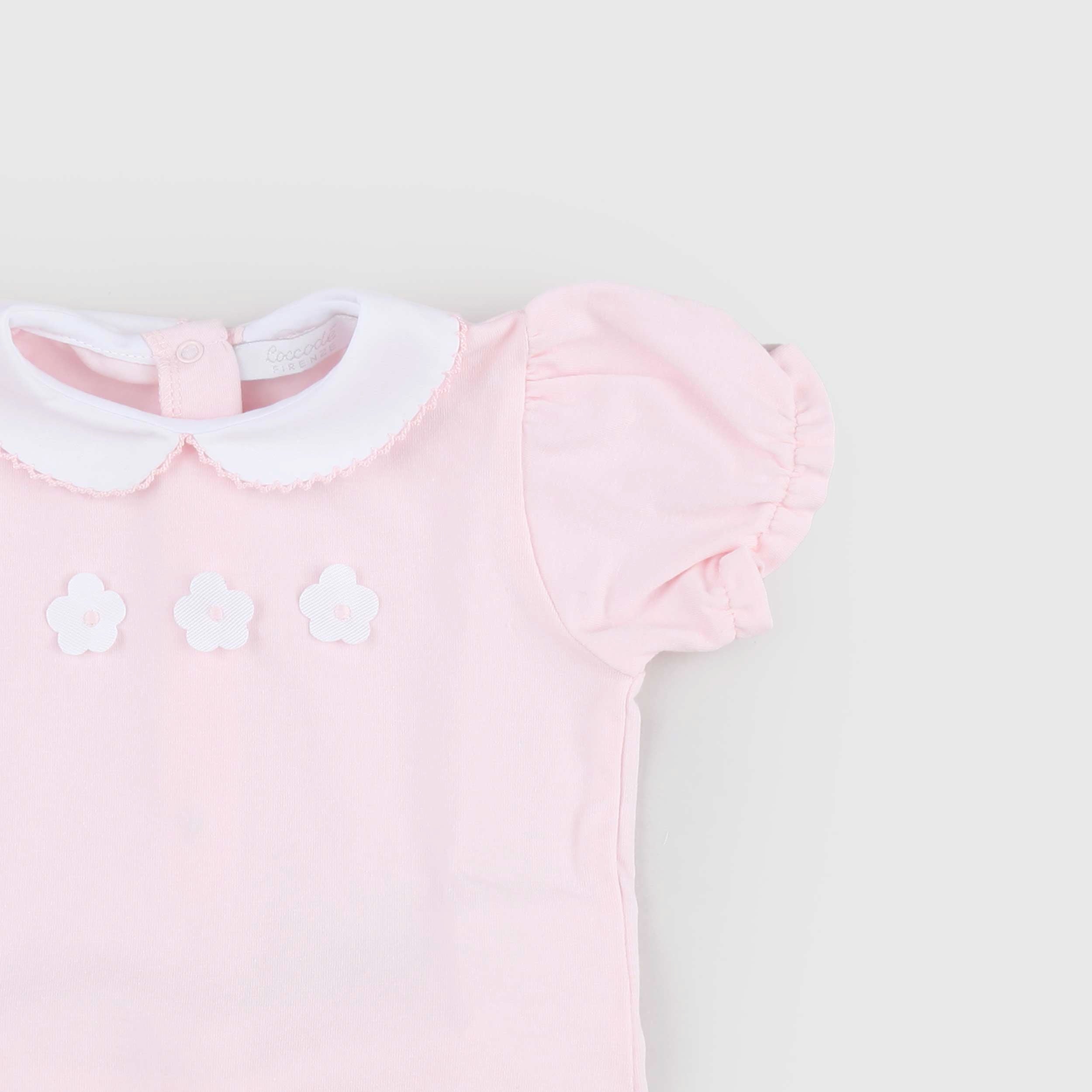 COCCODE Branded Pink Two-Piece Playsuit with Culottes