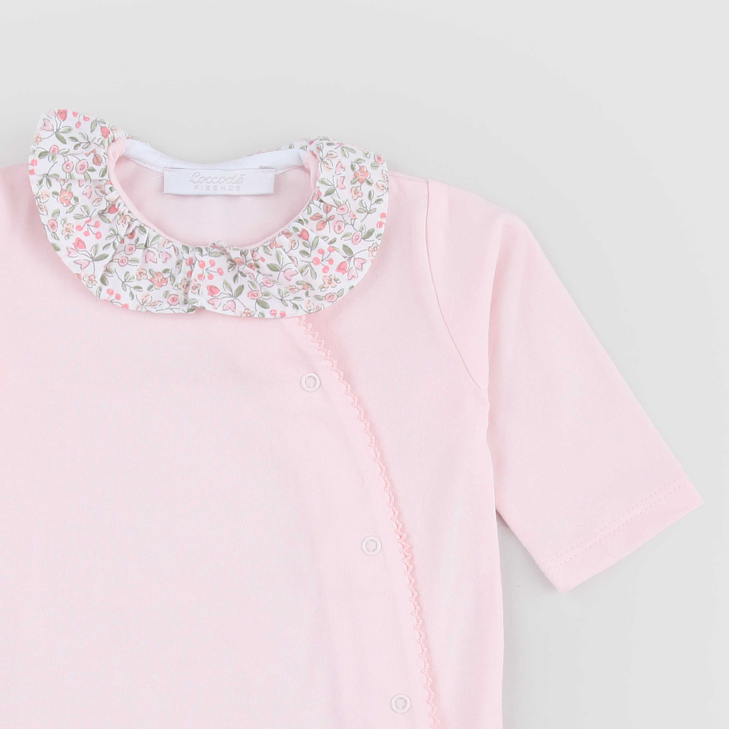 Pink All-in-One with Feet by COCCODE