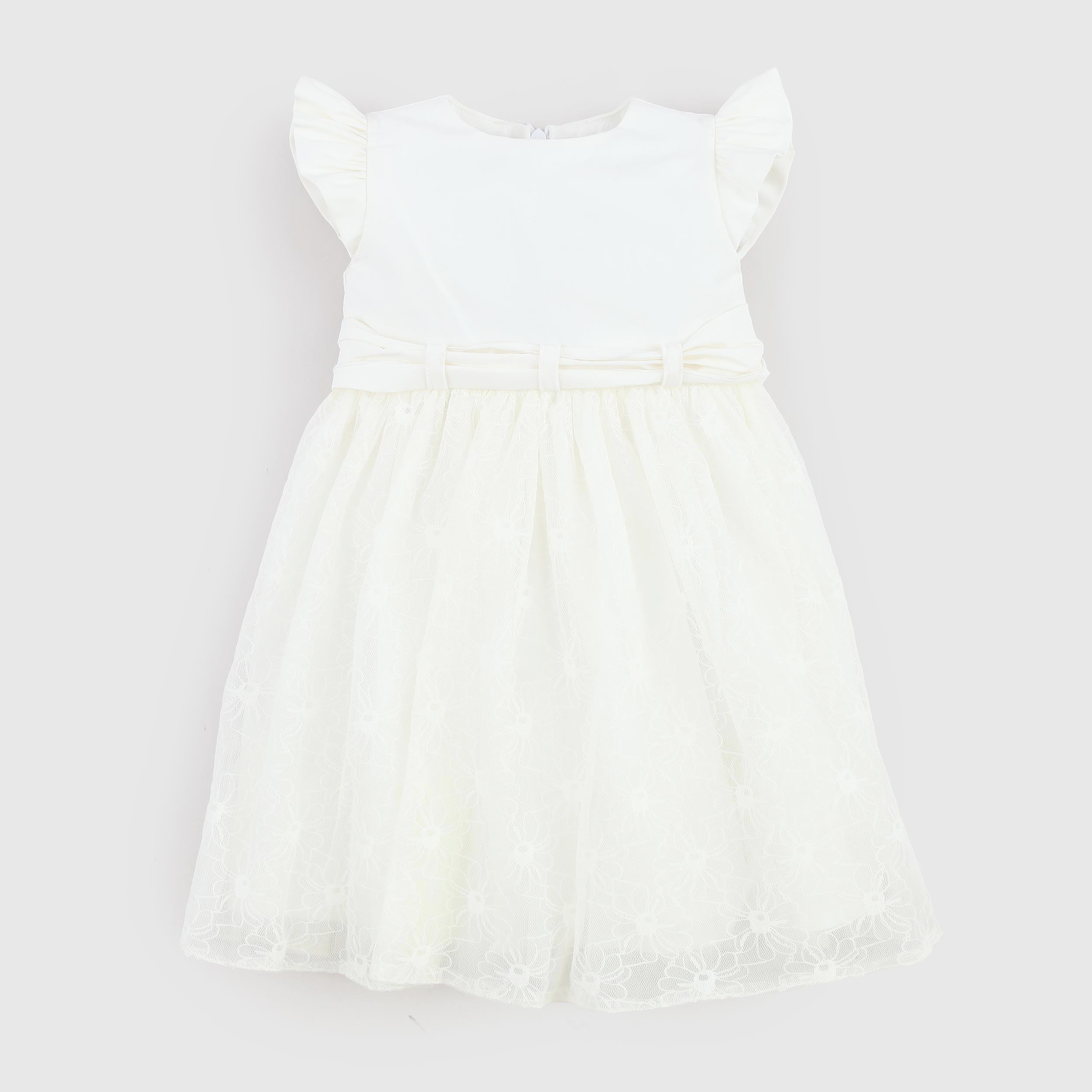 Abito Bianco Smanicato con Rouge By COLIBRI