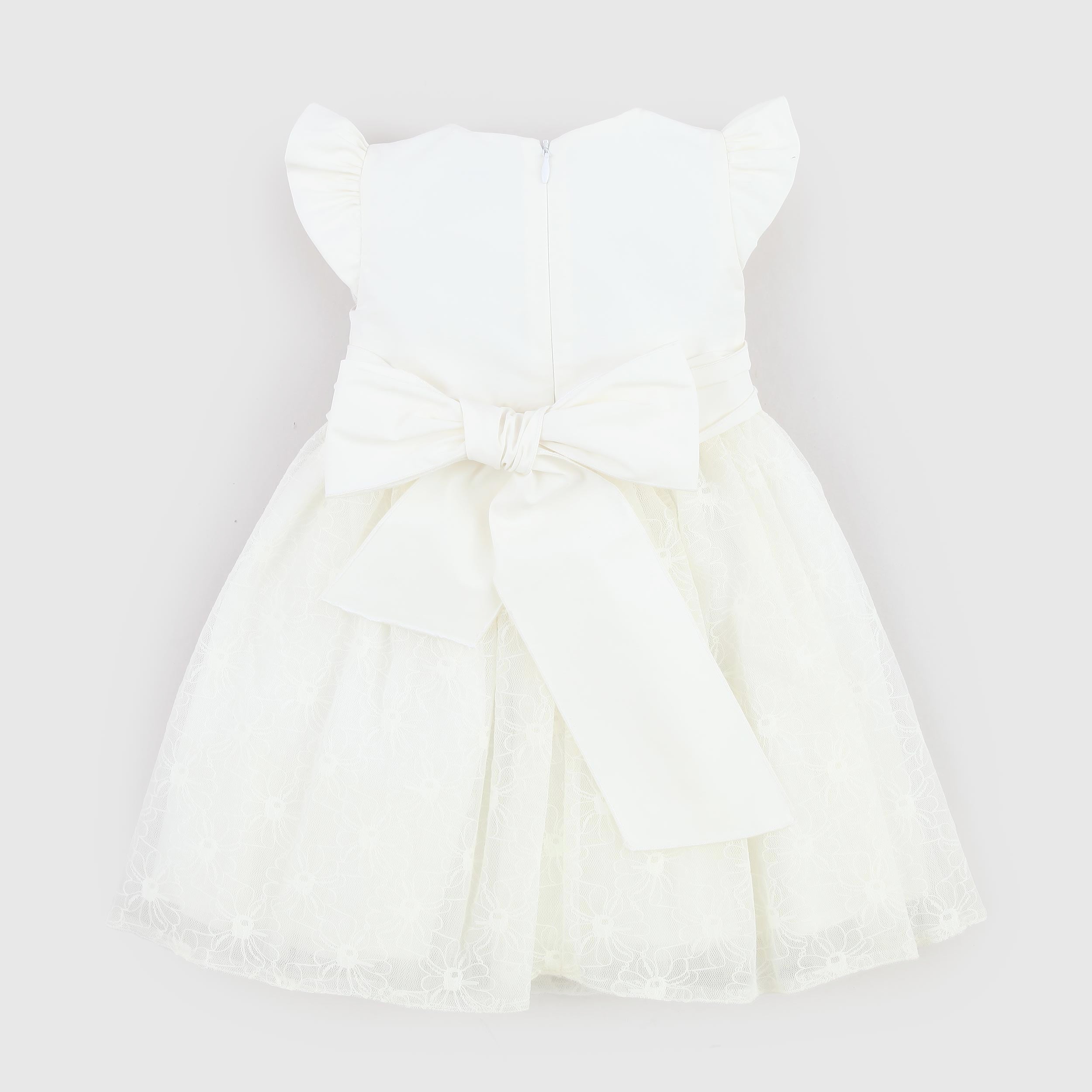 Abito Bianco Smanicato con Rouge By COLIBRI