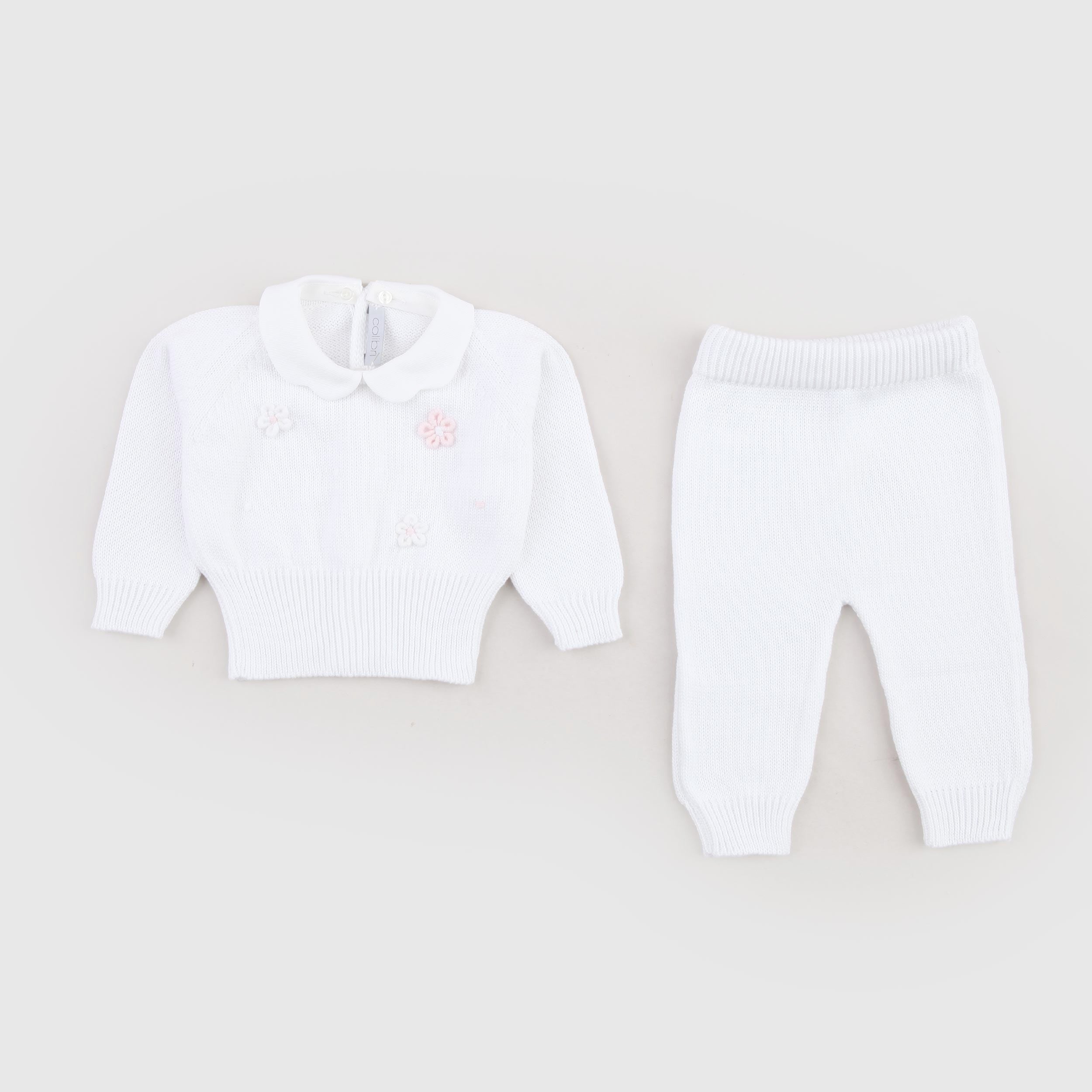 Knitted White Set By COLIBRI