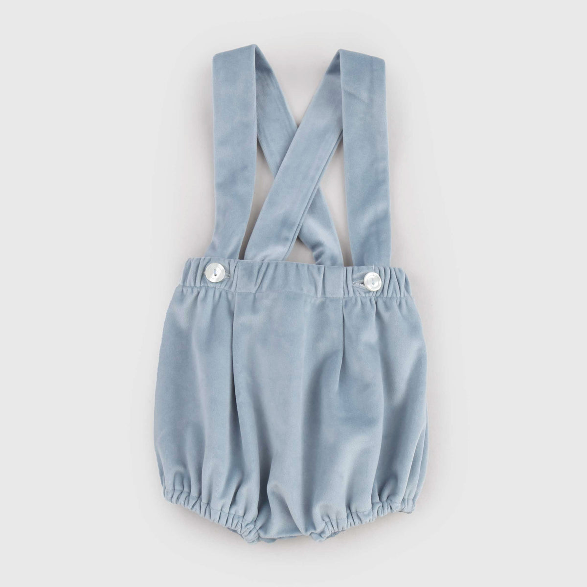 Pantaloncini Modello Salopette Azzurri per Neonato COLIBRI
