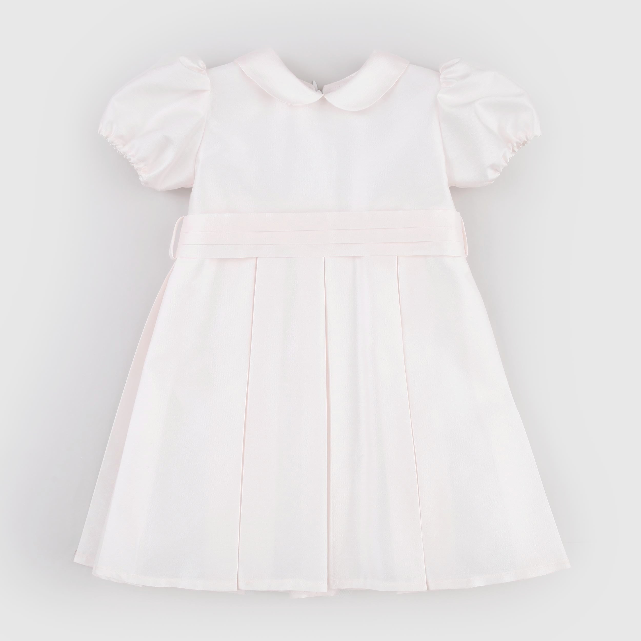 Abito Rosa Chiaro con Pieghe Firmato COLIBRI