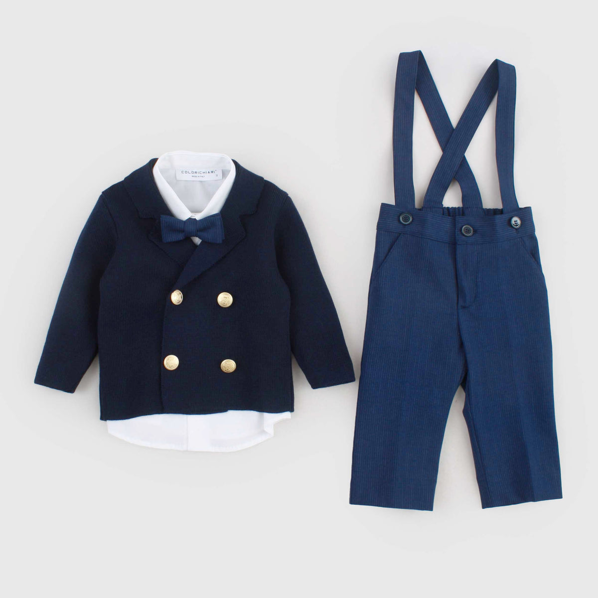 Blue Ceremony and Baptism Set for Newborn COLORICHIARI