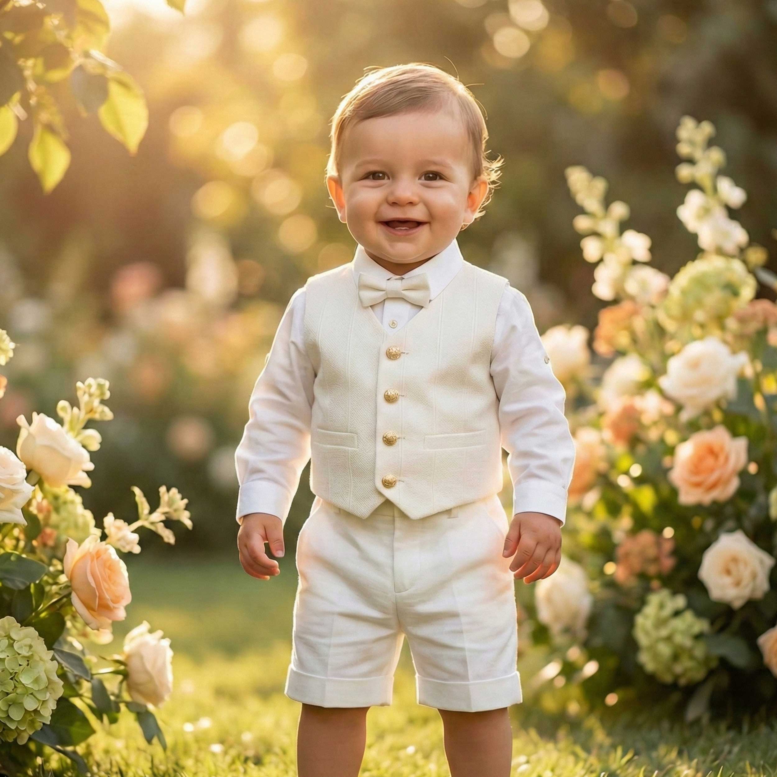 Abito da Battesimo Bianco Firmato COLORICHIARI