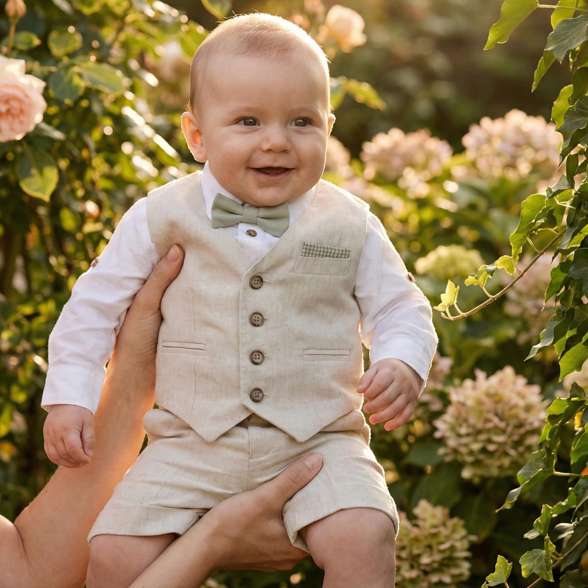 Completo Elegante Beige e Bianco Firmato COLORICHIARI