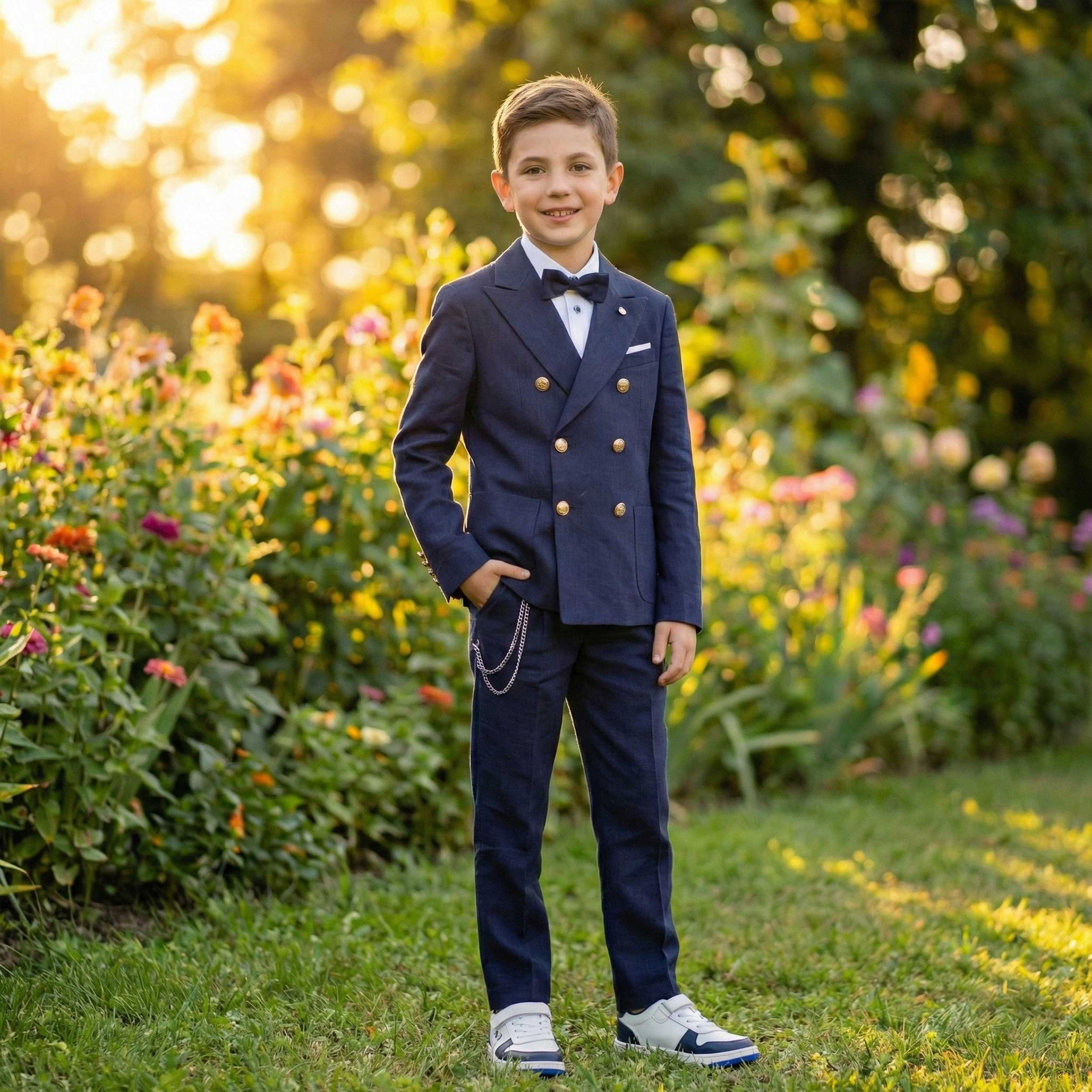 Completo da Cerimonia Blu Firmato COLORICHIARI