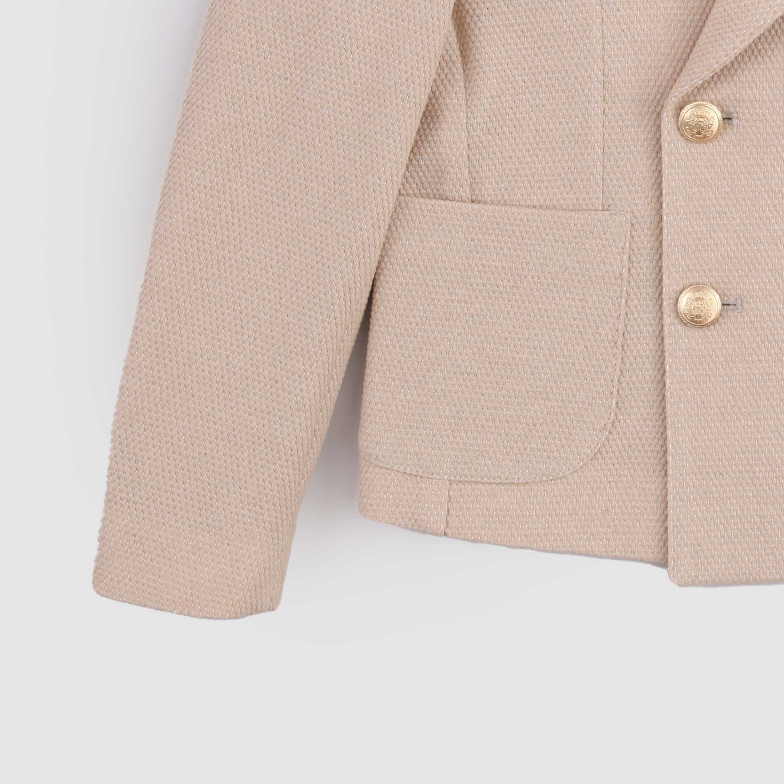 Giacca Doppiopetto Beige Firmata COLORICHIARI