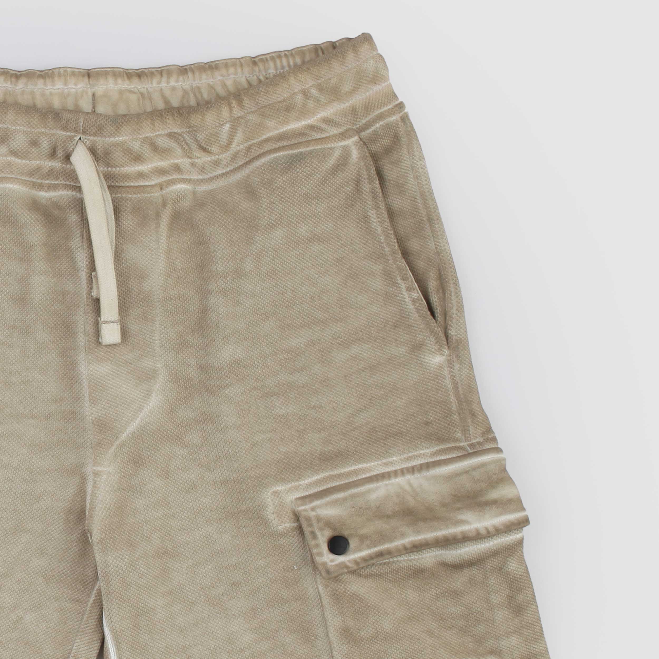 Beige Bermuda Shorts with Elastic by CP COMPANY