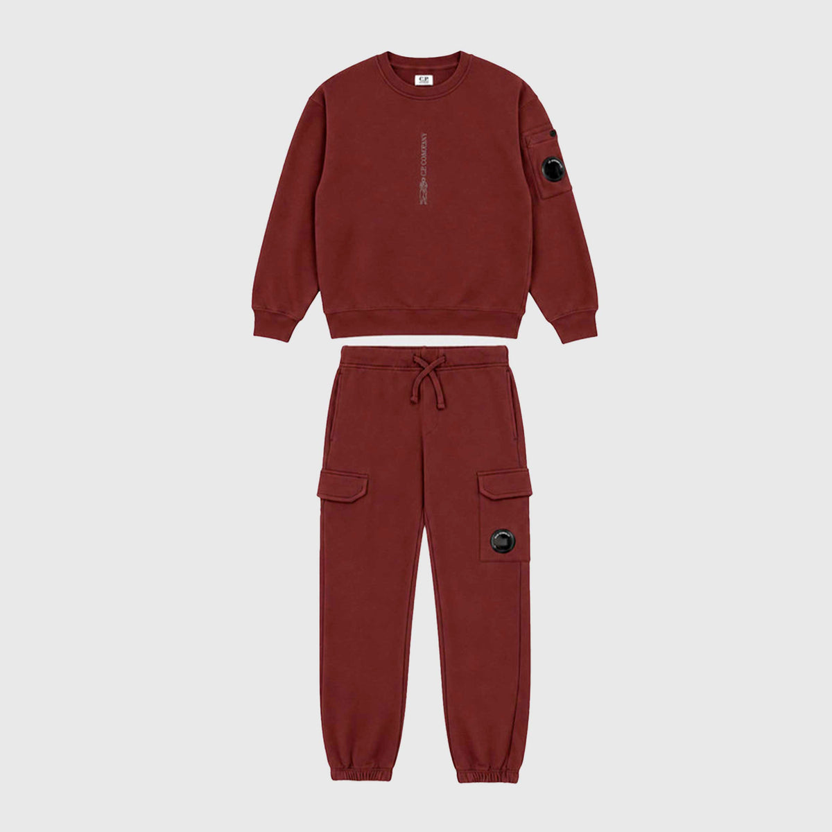Set Sweatshirt and Trousers Bordeaux for Boy CP COMPANY