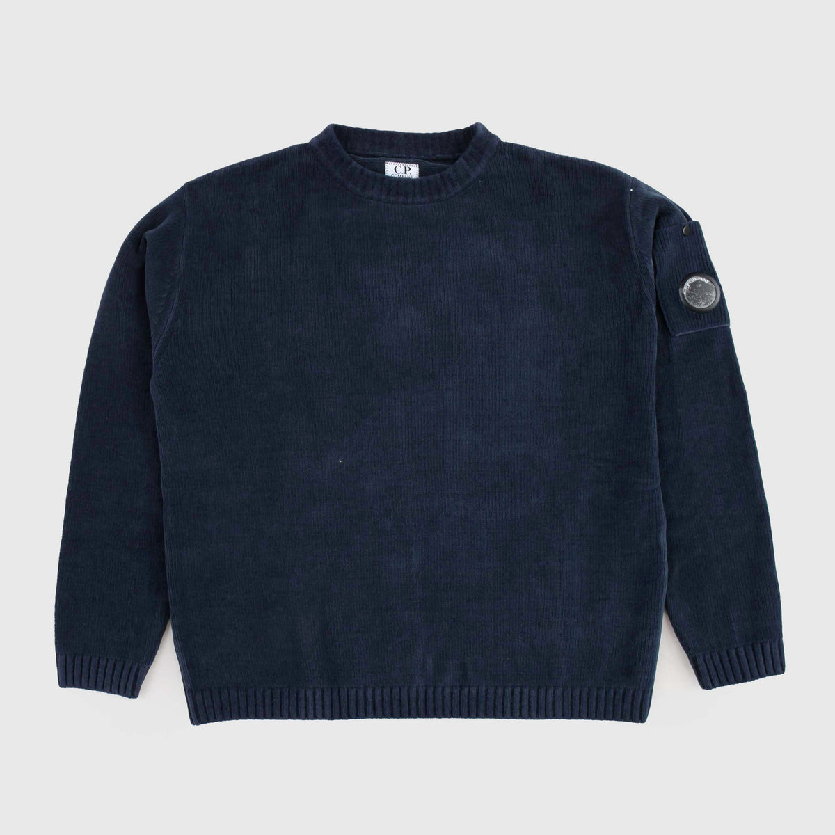 Eclipse Blue Sweater with Lens for Boys CP COMPANY