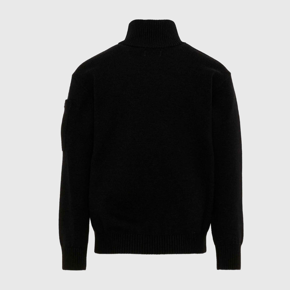CP COMPANY Black Zip and Lens Sweater for Boys