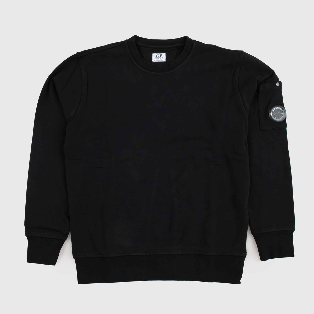 CP COMPANY Boys' Black T-Shirt with Pocket