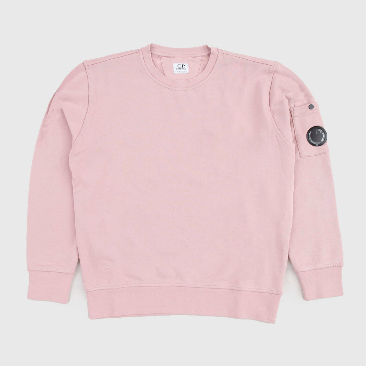 Pink Cotton Sweatshirt with Pocket for Boys CP COMPANY