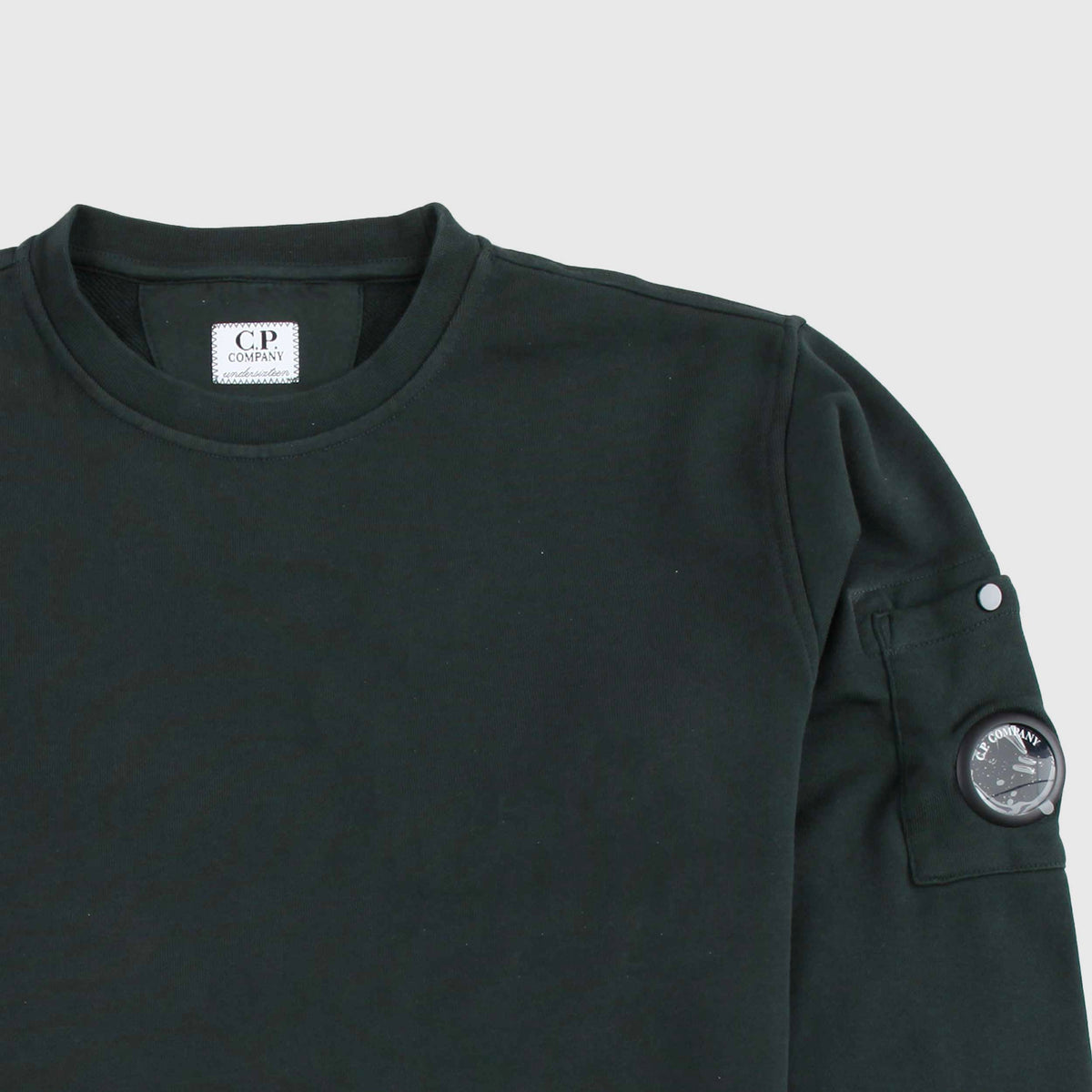 CP COMPANY Boys' Green Sleeve Pocket T-Shirt
