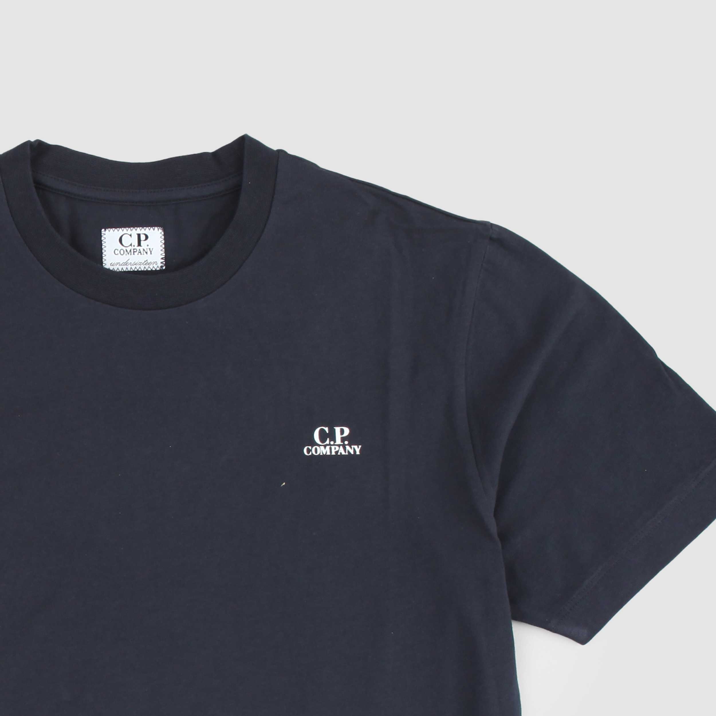 T-shirt Blue Navy Firmata CP COMPANY