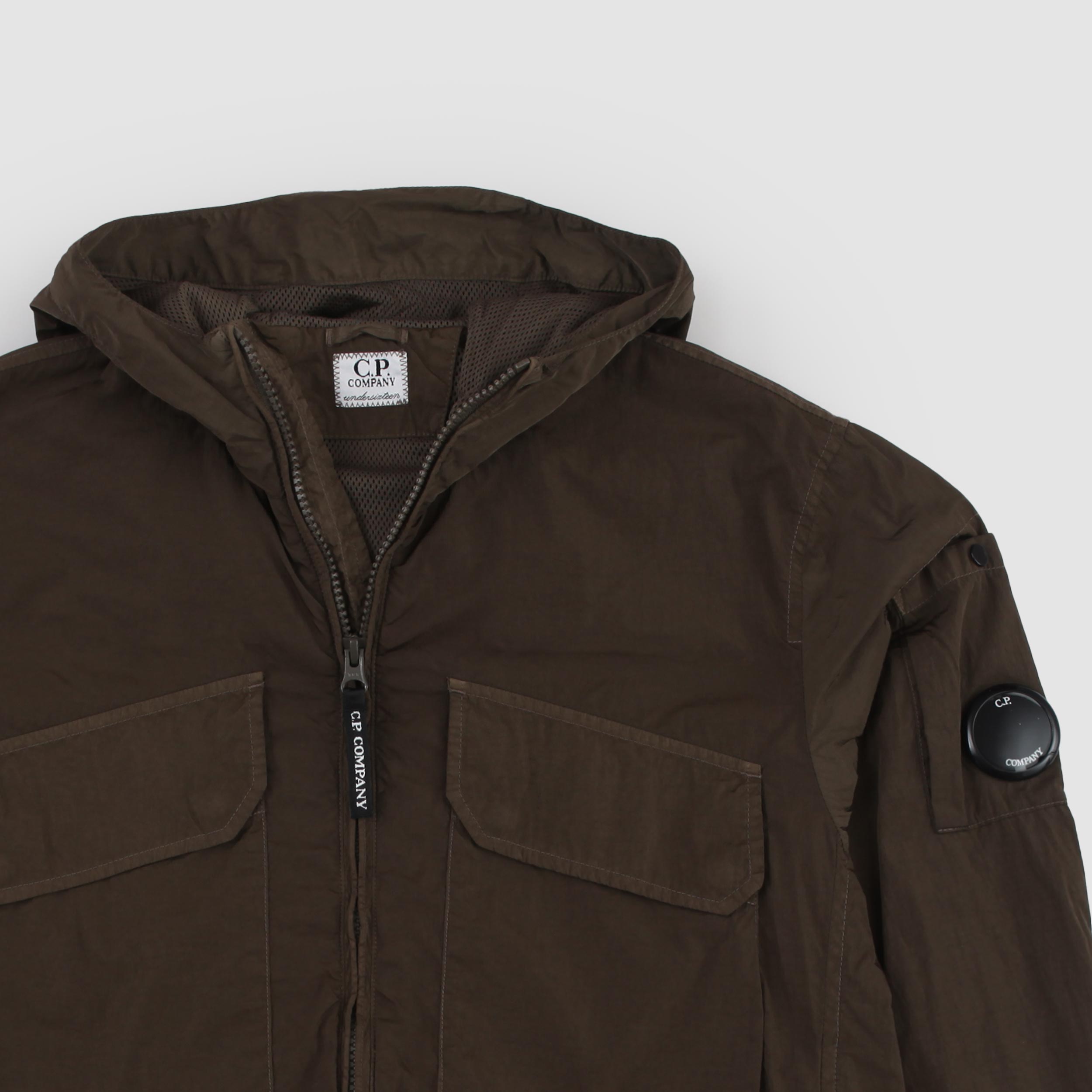 Giubbino Verde Muschio con Lente Firmato CP COMPANY