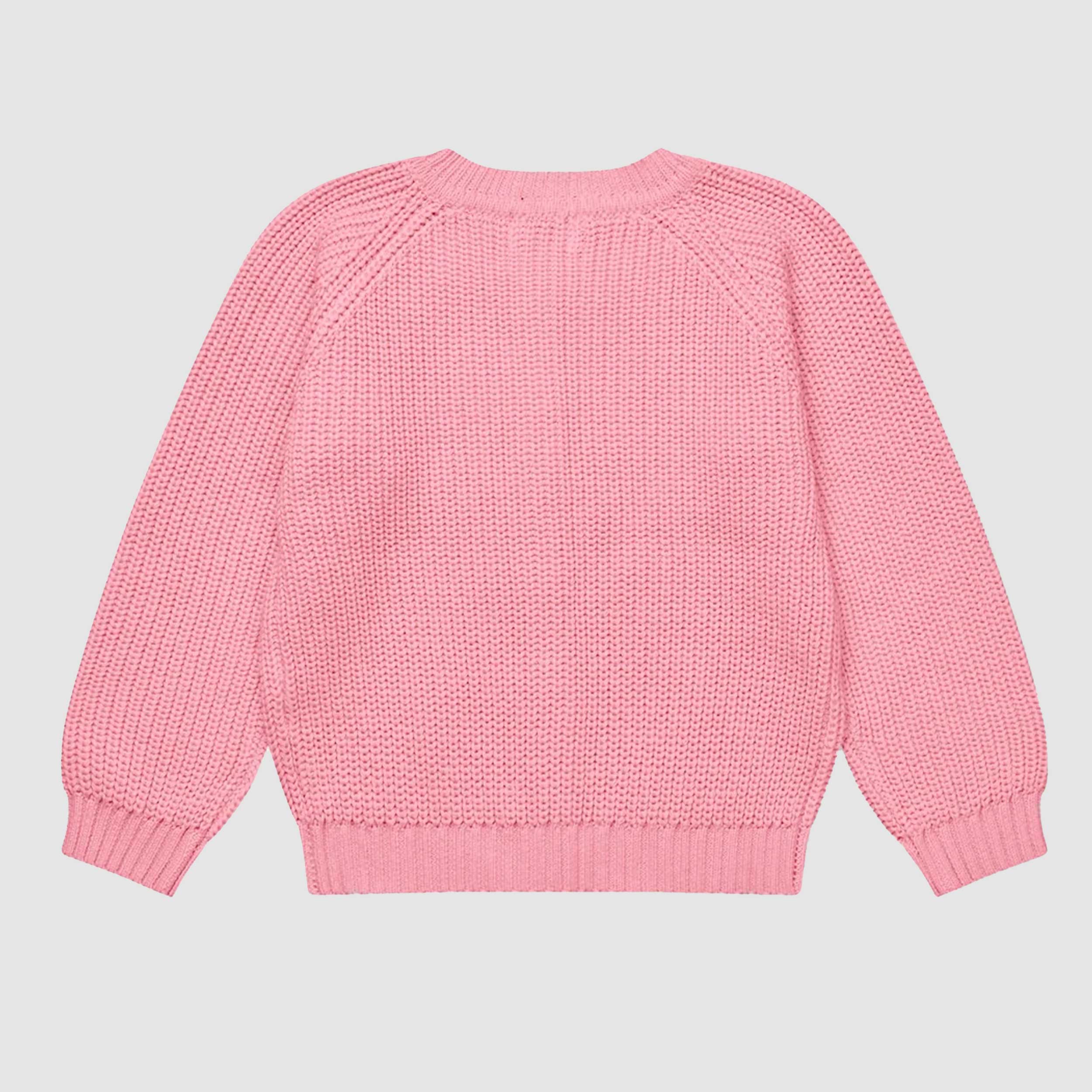 Cardigan Rosa in Cotone per Bambina by COPENAGHEN COLORS
