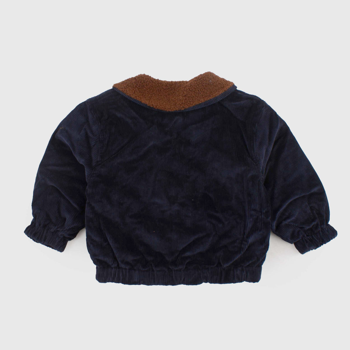 Blue Ribbed Velvet Jacket for Children by COPENHAGEN COLORS