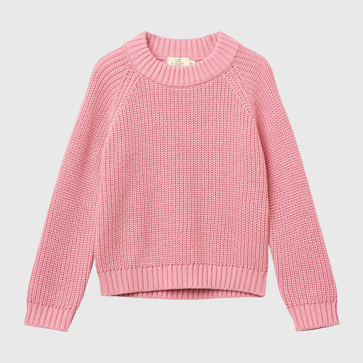 Maglioncino Rosa in Cotone per Bambina by COPENAGHEN COLORS
