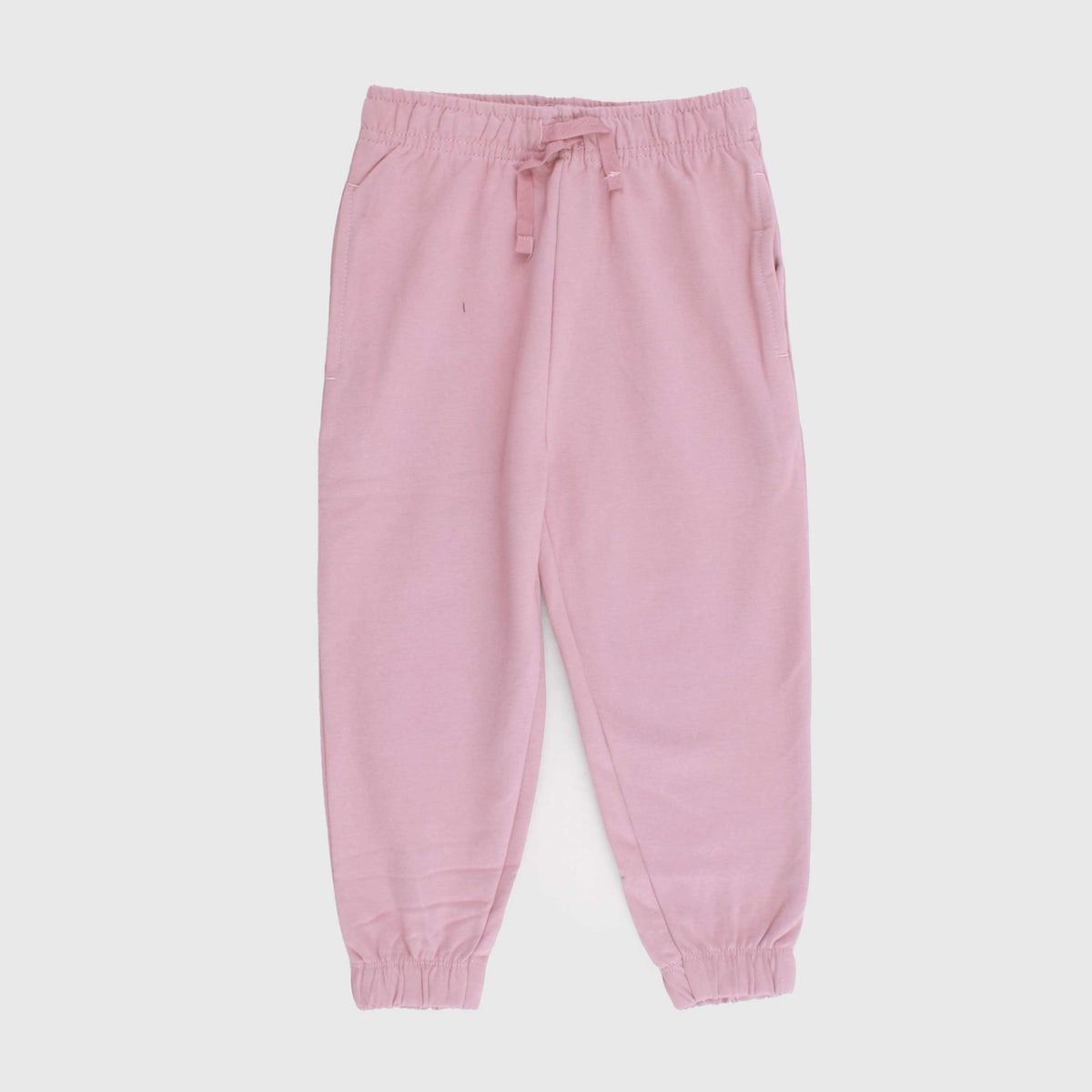 Pink Cotton Jumpsuit Trousers for Girls by COPENHAGEN COLORS