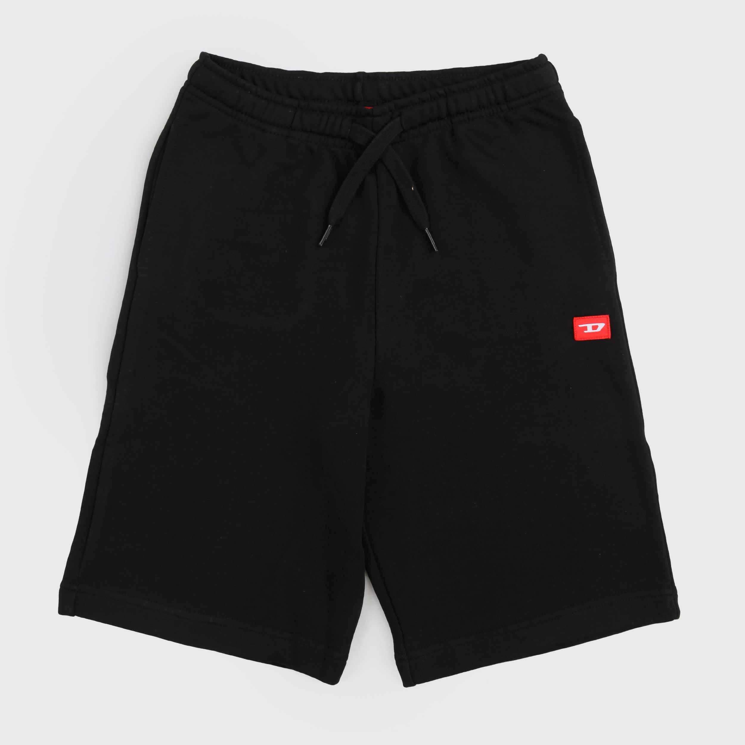 Bermuda Nero Con Coulisse In Vita Firmato DIESEL