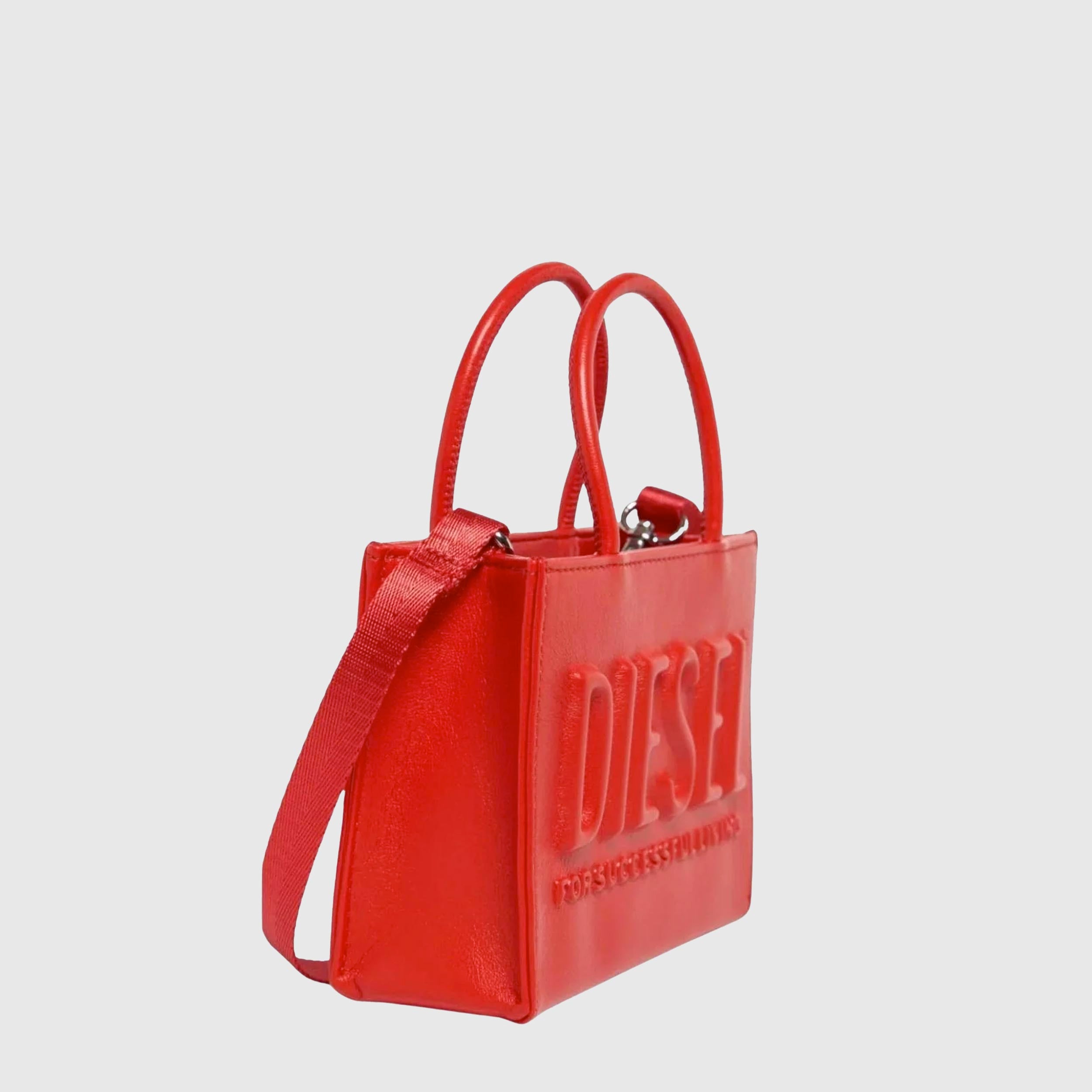 Red 3D Mini Bag by DIESEL