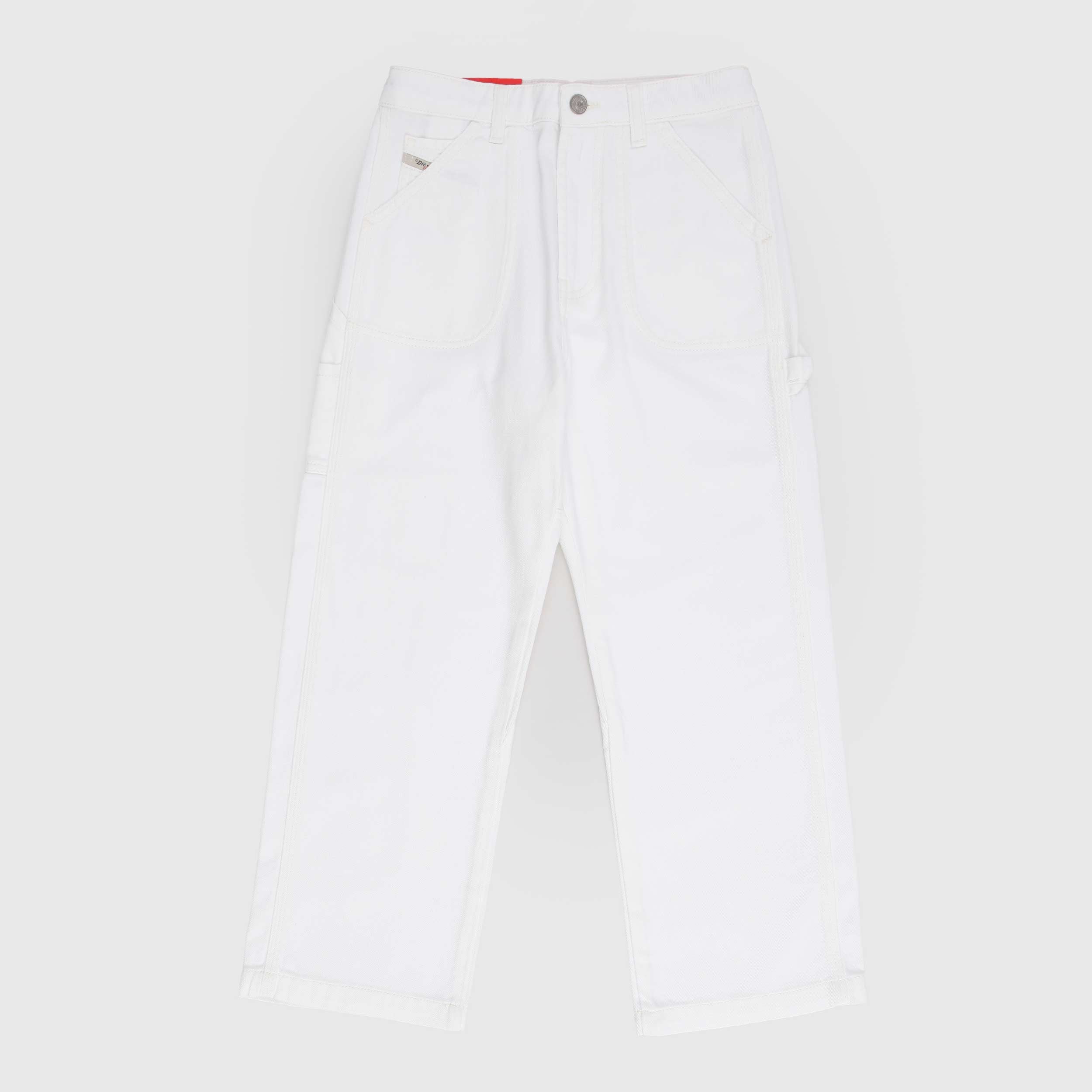 Jeans Bianchi Con Targhetta Iconica Firmati DIESEL