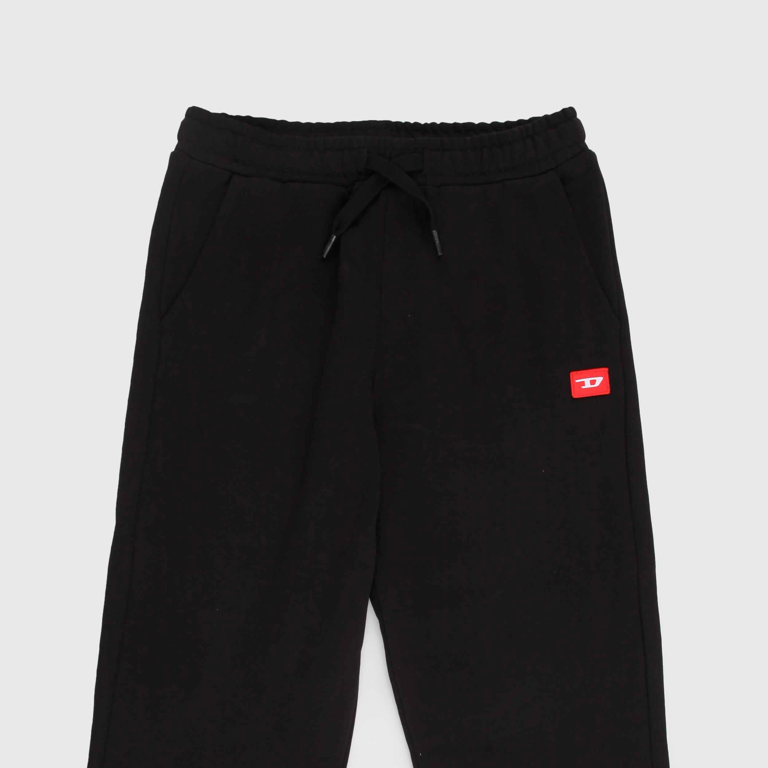 Pantaloni Tuta Nero Con Targhetta Rossa Firmata DIESEL