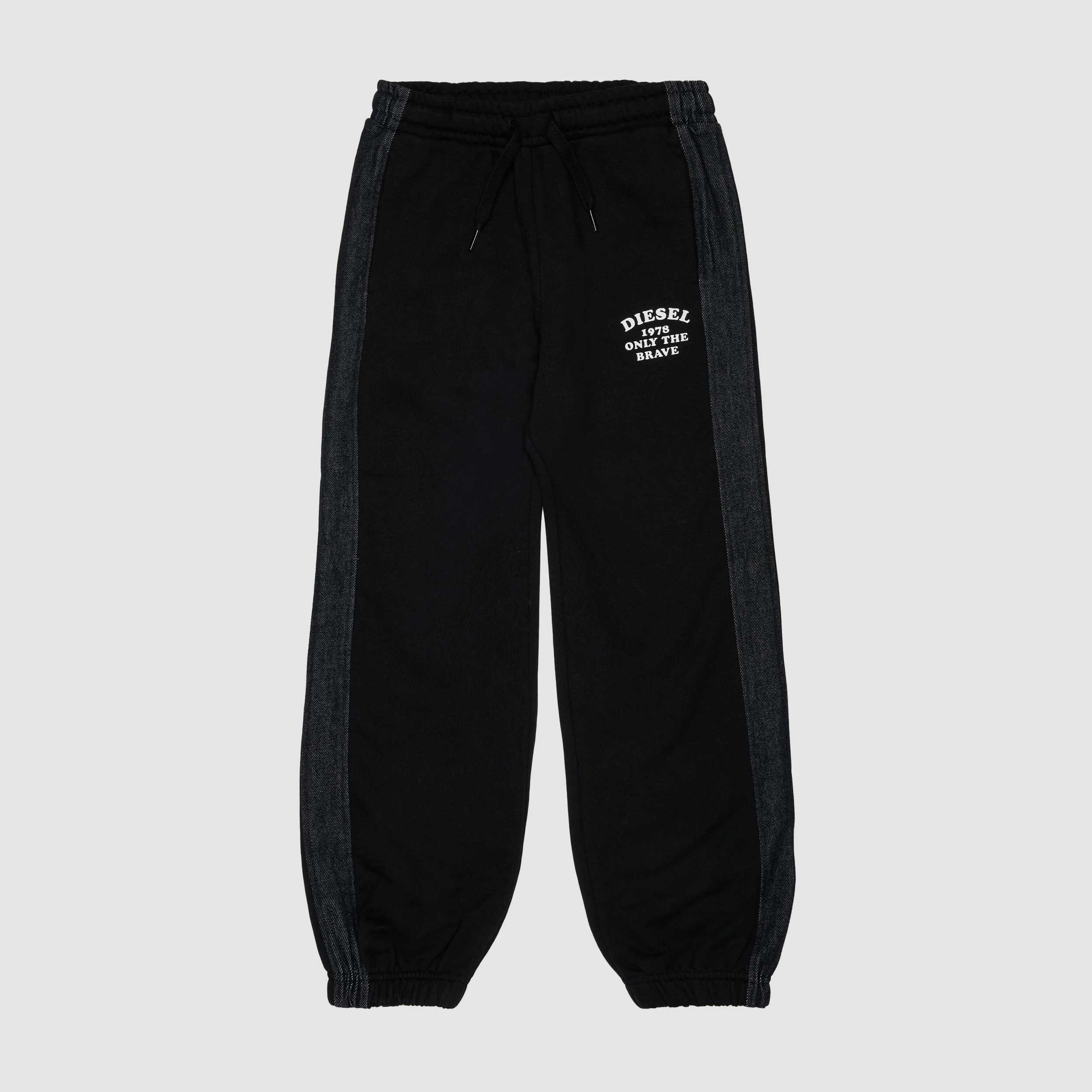 Pantalone di Tuta Nero con Coulisse in Vita By DIESEL