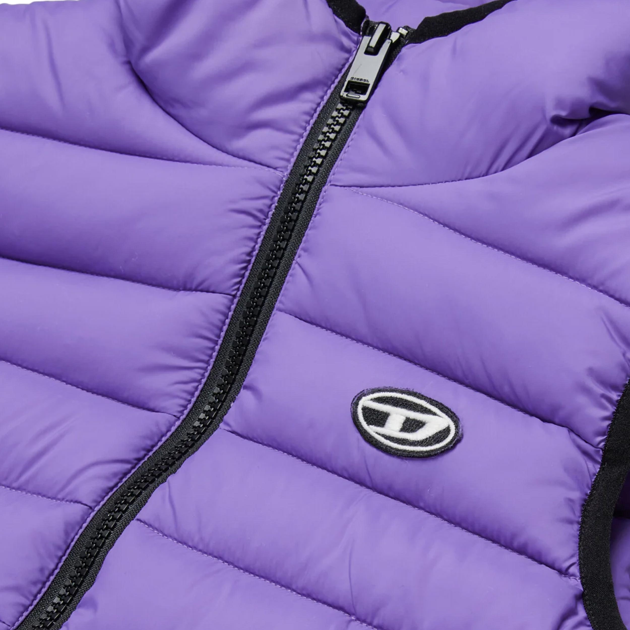 Smanicato Viola con Logo in Contrasto Firmato DIESEL