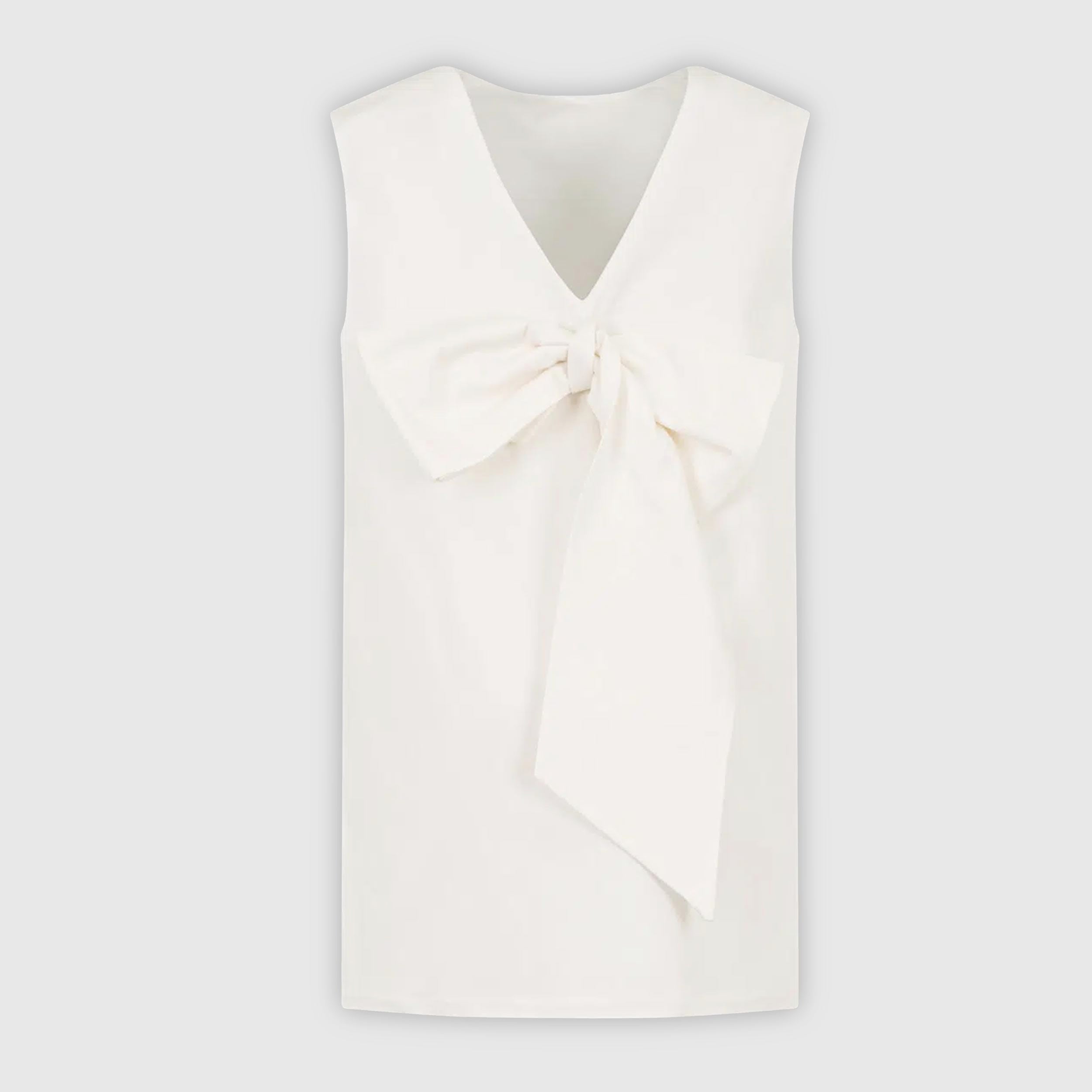 White Sheath Dress by DOUUOD