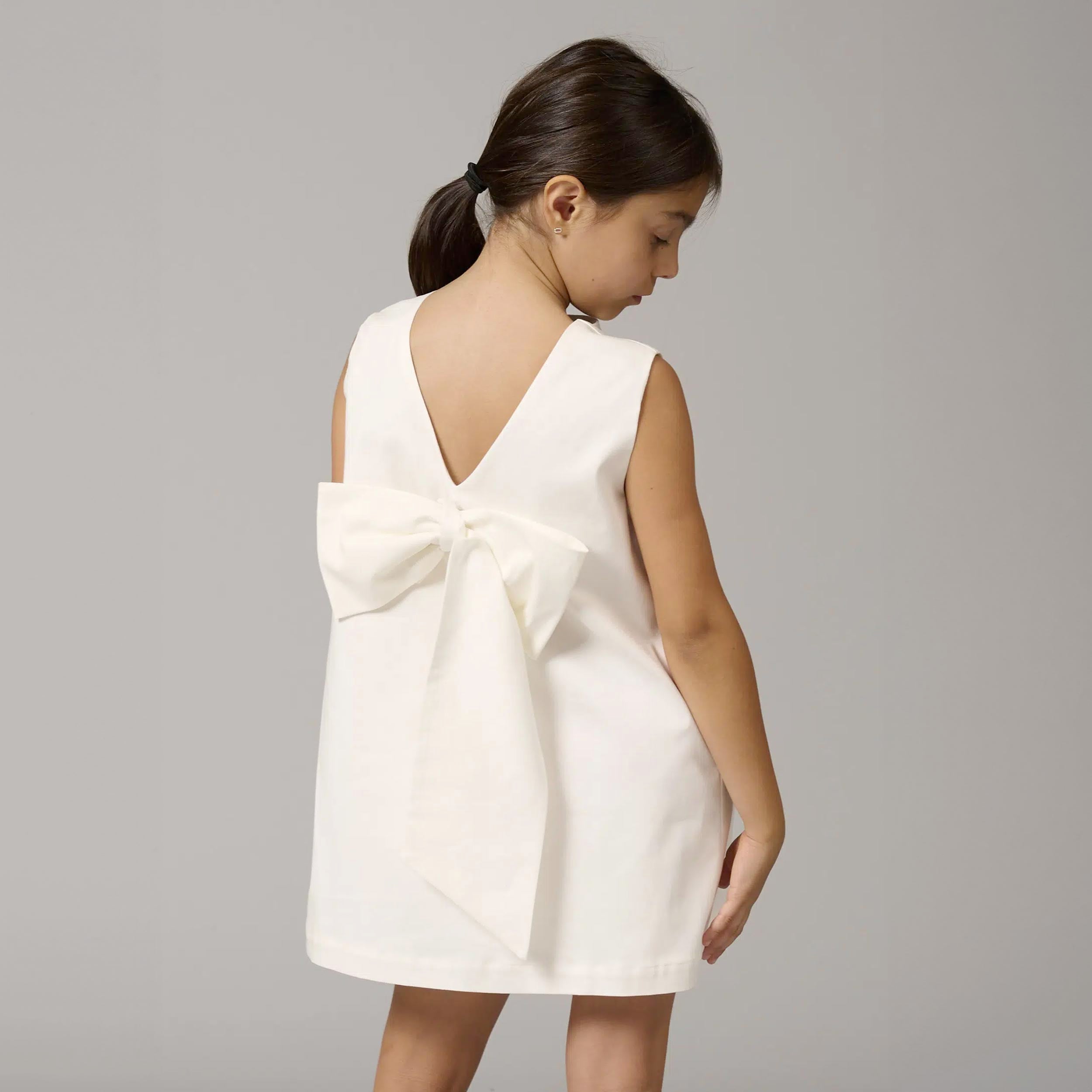 White Sheath Dress by DOUUOD