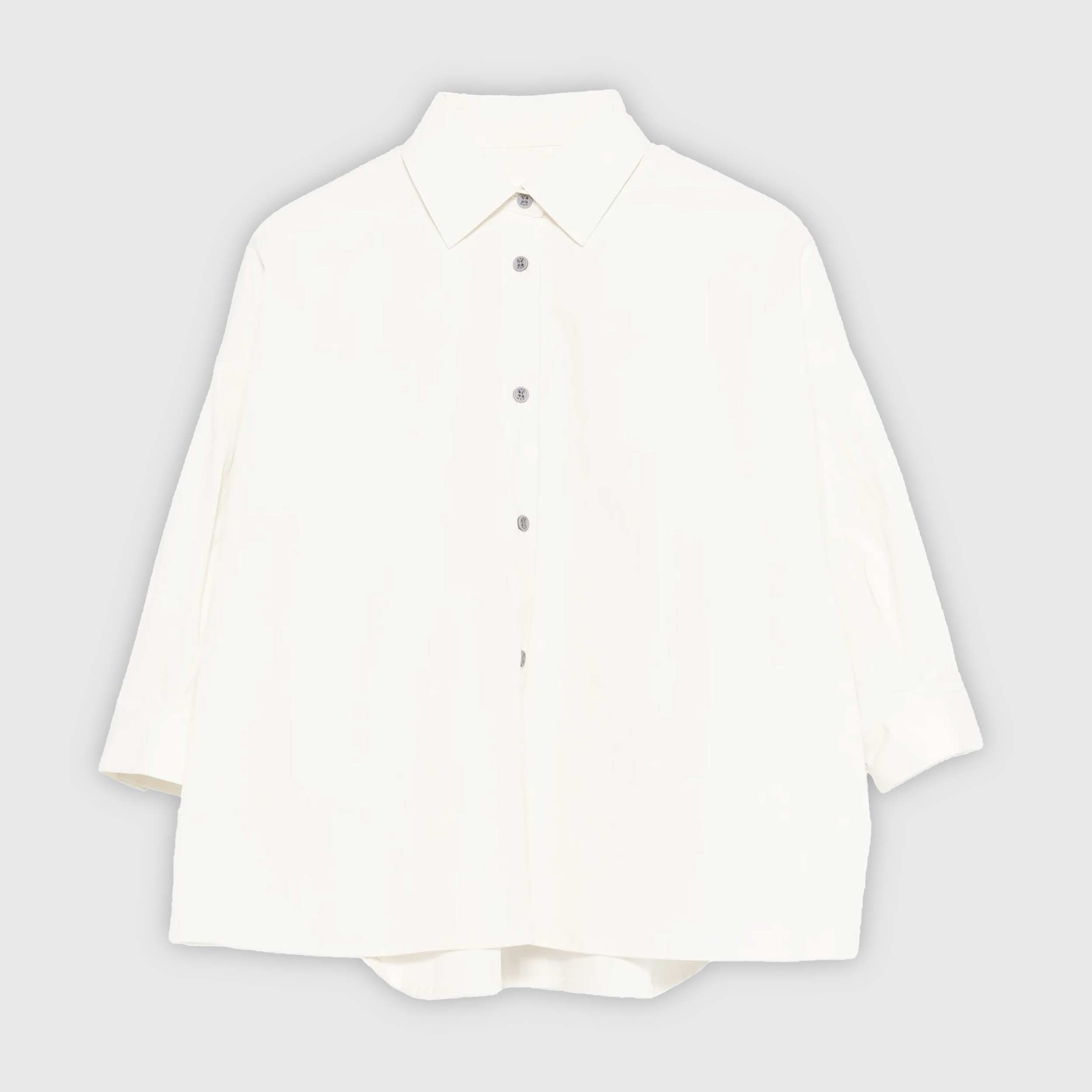 Camicia Bianca Modello Over con Bottoni Firmata DOUUOD