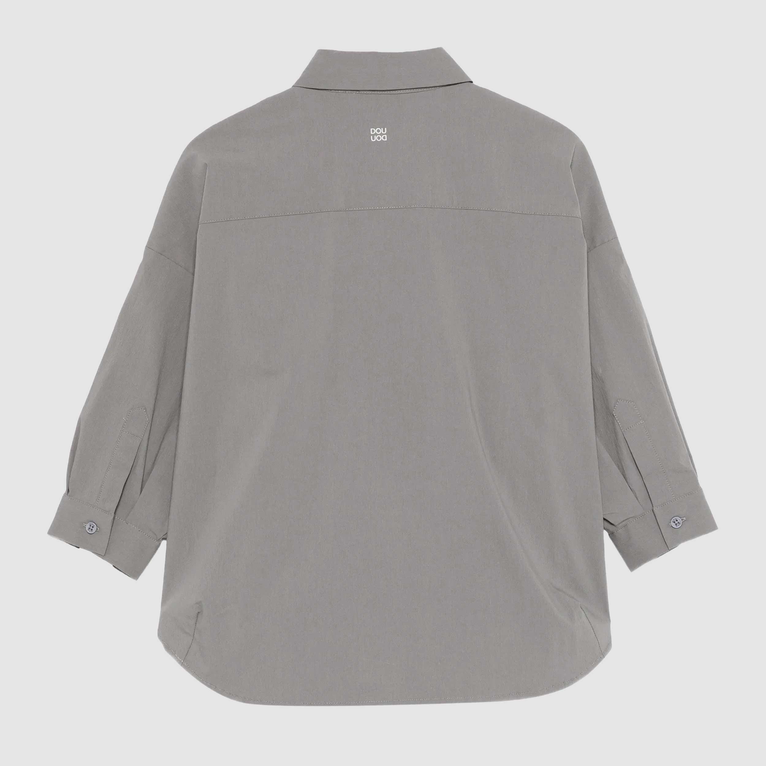 Camicia Grigia Modello Over Firmata DOUUOD