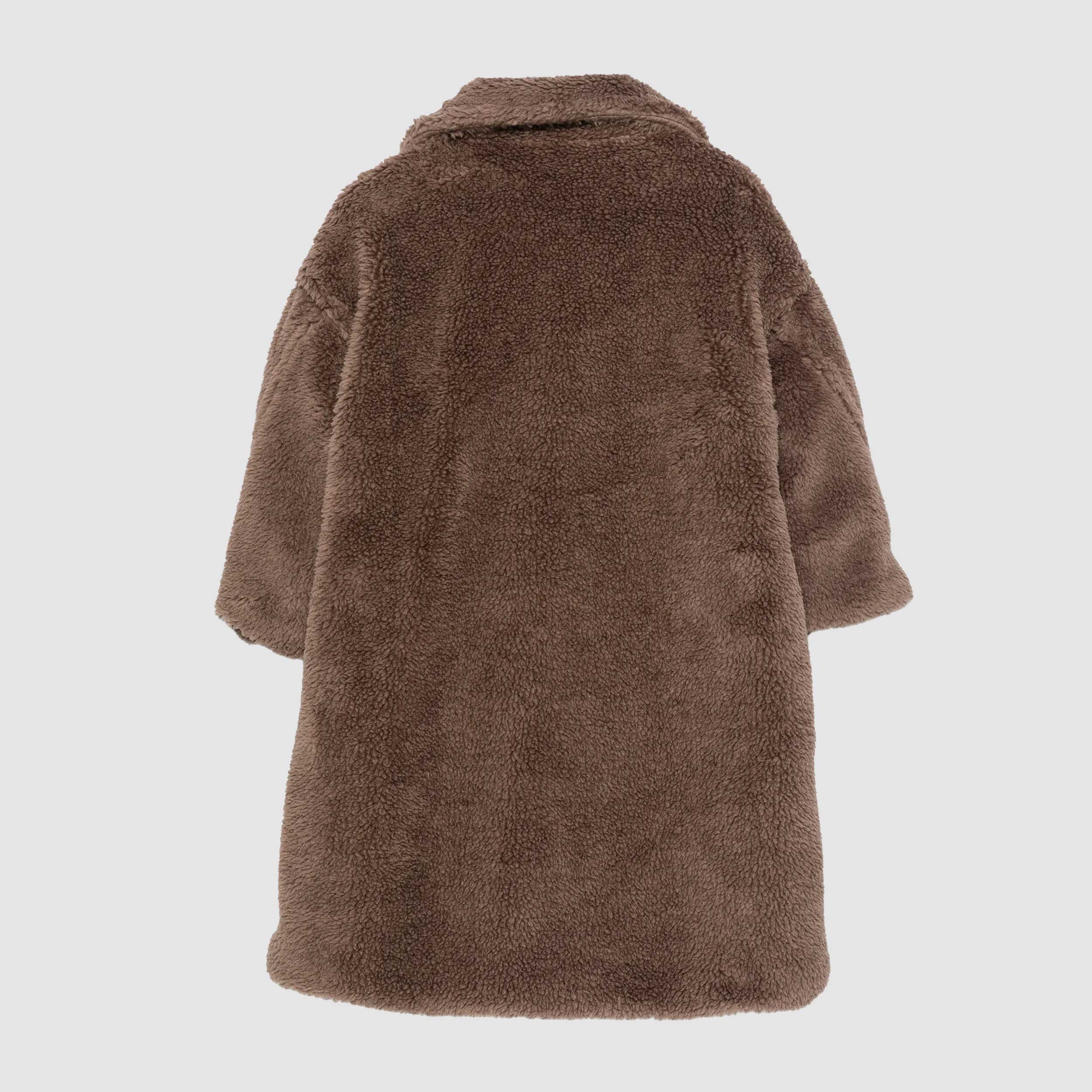 Cappotto Marrone in Tessuto Orsetto Firmato DOUUOD