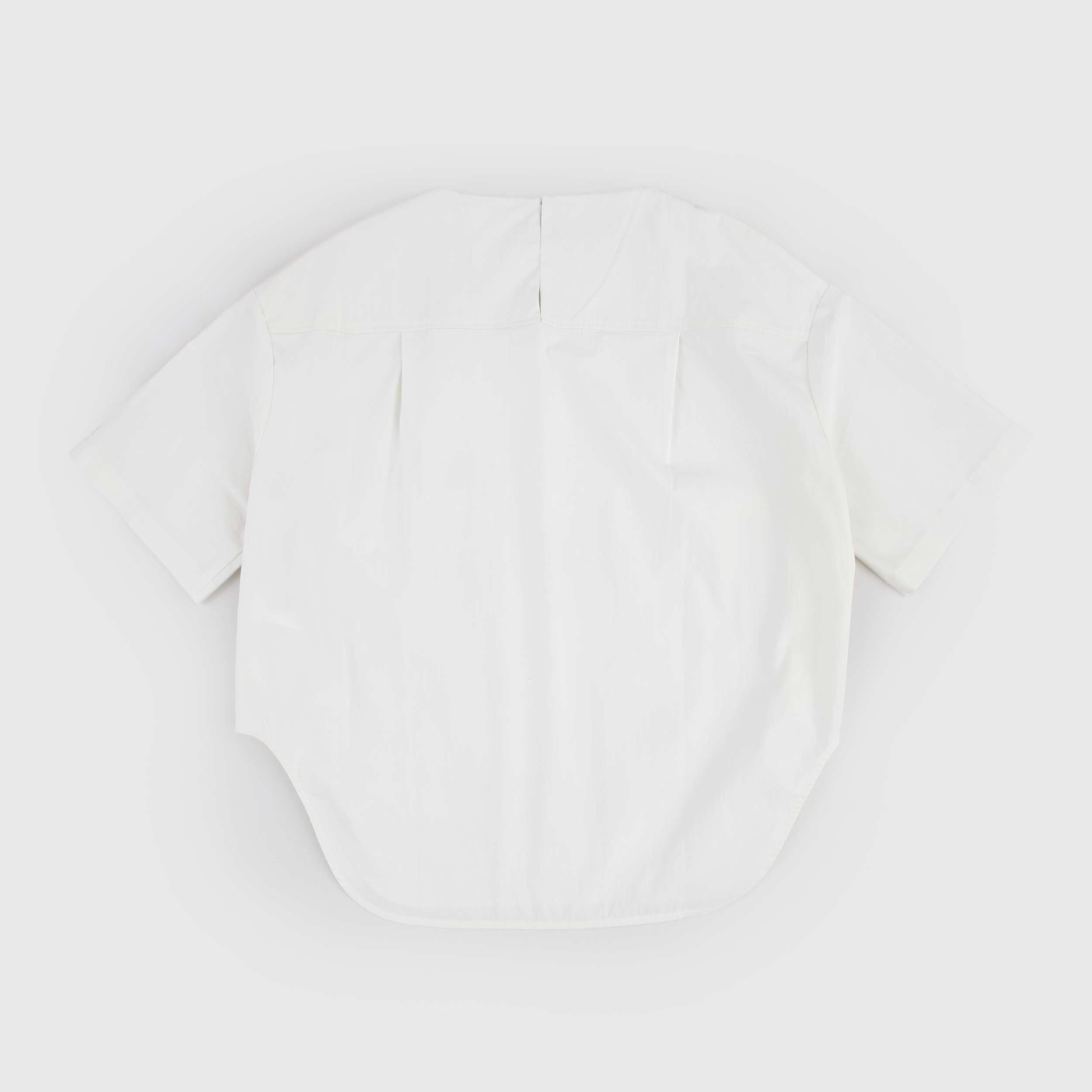 Camicia Bianca Corta sui Lati Firmata DOUUOD