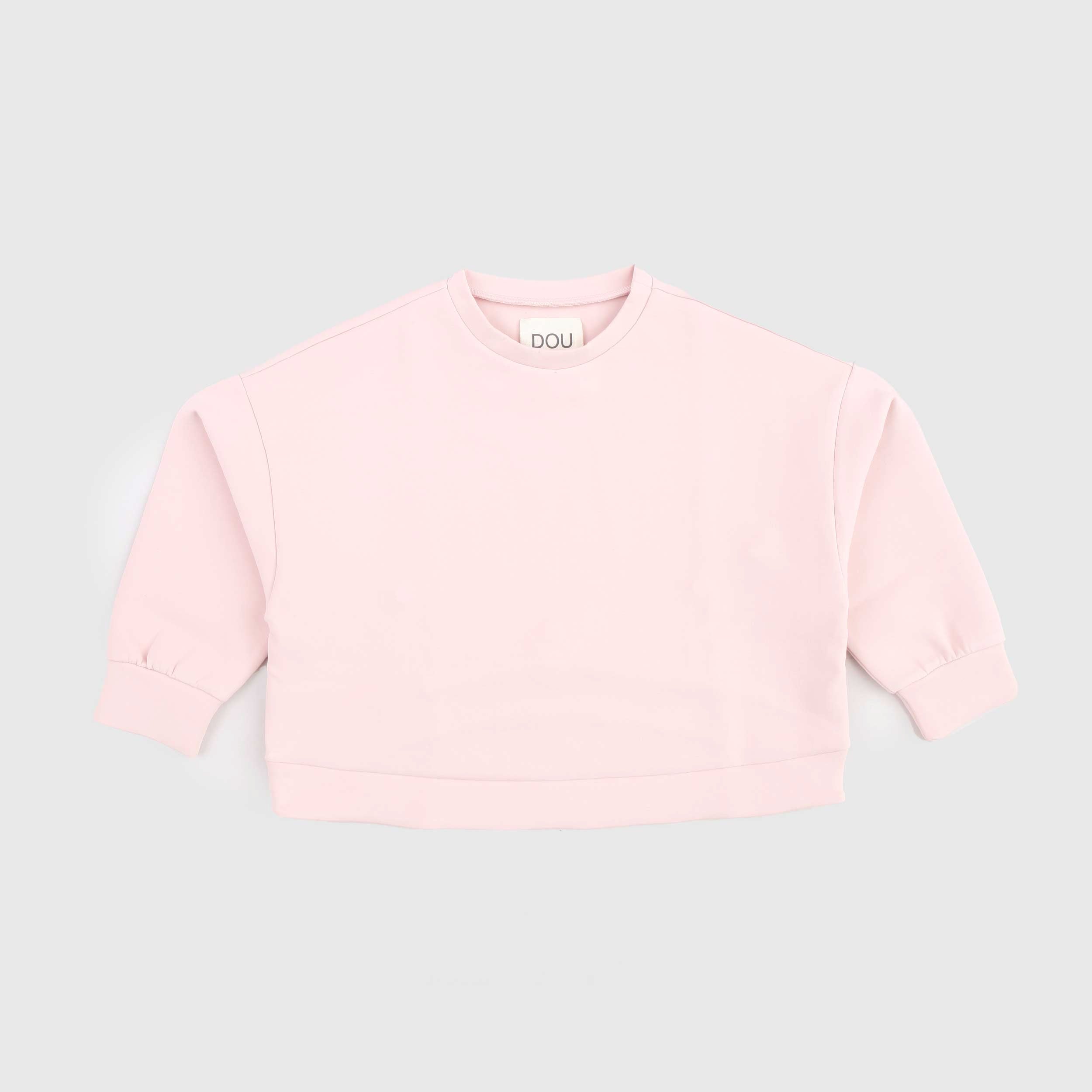 Pink Sweatshirt with Bow Box Model By DOUUOD
