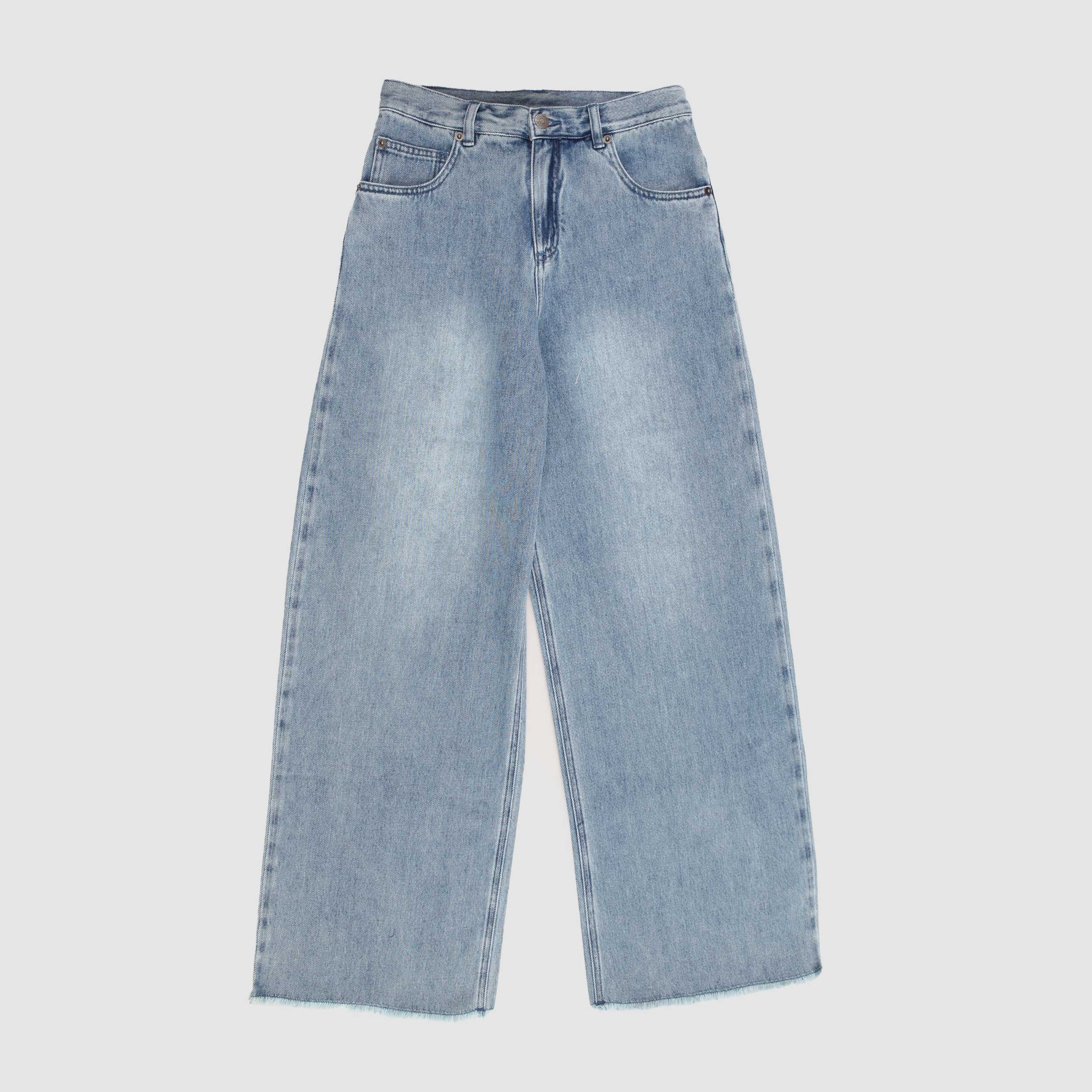 Denim Light Jeans 5 Pockets Model Largo By DOUUOD